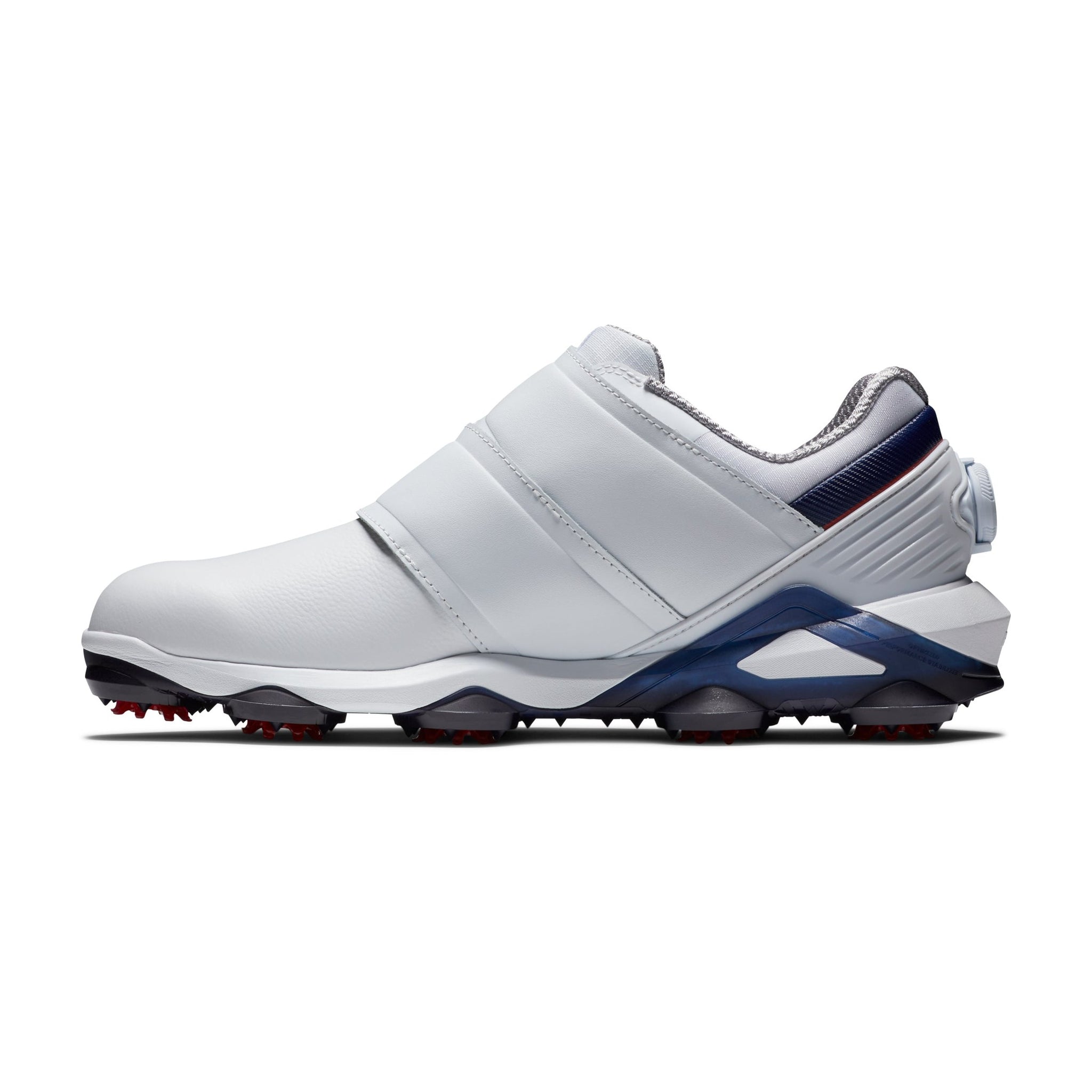 FootJoy Tour Alpha Triple BOA Golf Shoes White/Navy/Red