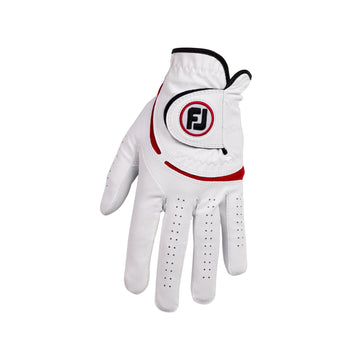 FootJoy WeatherSof Golf Glove MLH SS24 White/Red