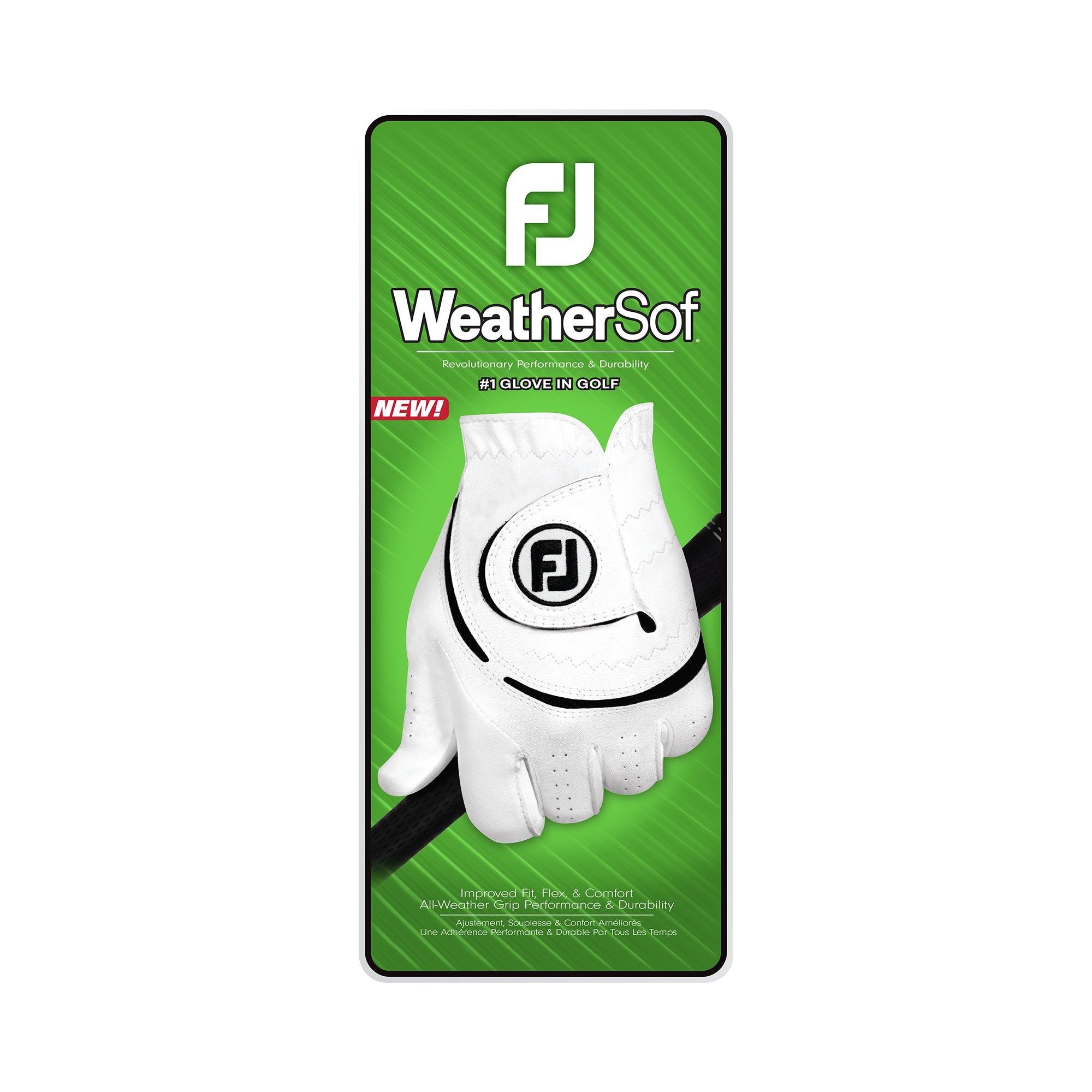 FootJoy WeatherSof Golf Glove MRH SS24 White/Black