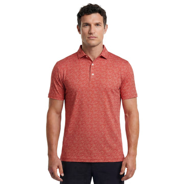 FootJoy Wingtip Floral Lisle Golf Shirt