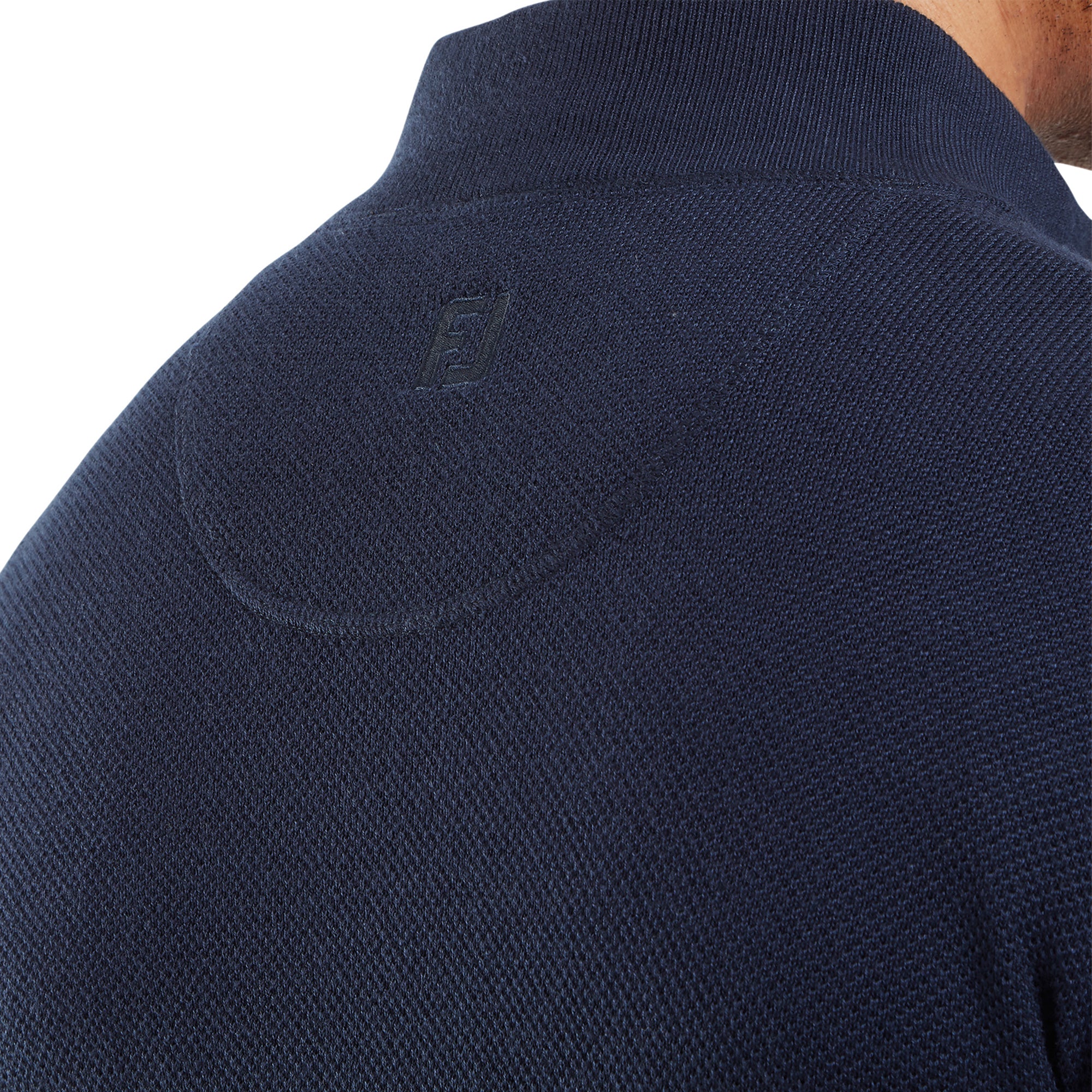 FootJoy Dri Release Button Placket Sweater Navy