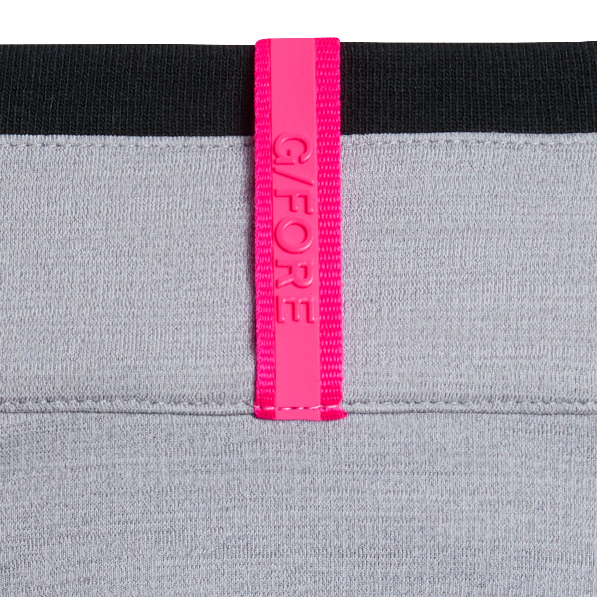 G-FORE Brushed Back Tech 1/4 Zip Pullover Light Grey