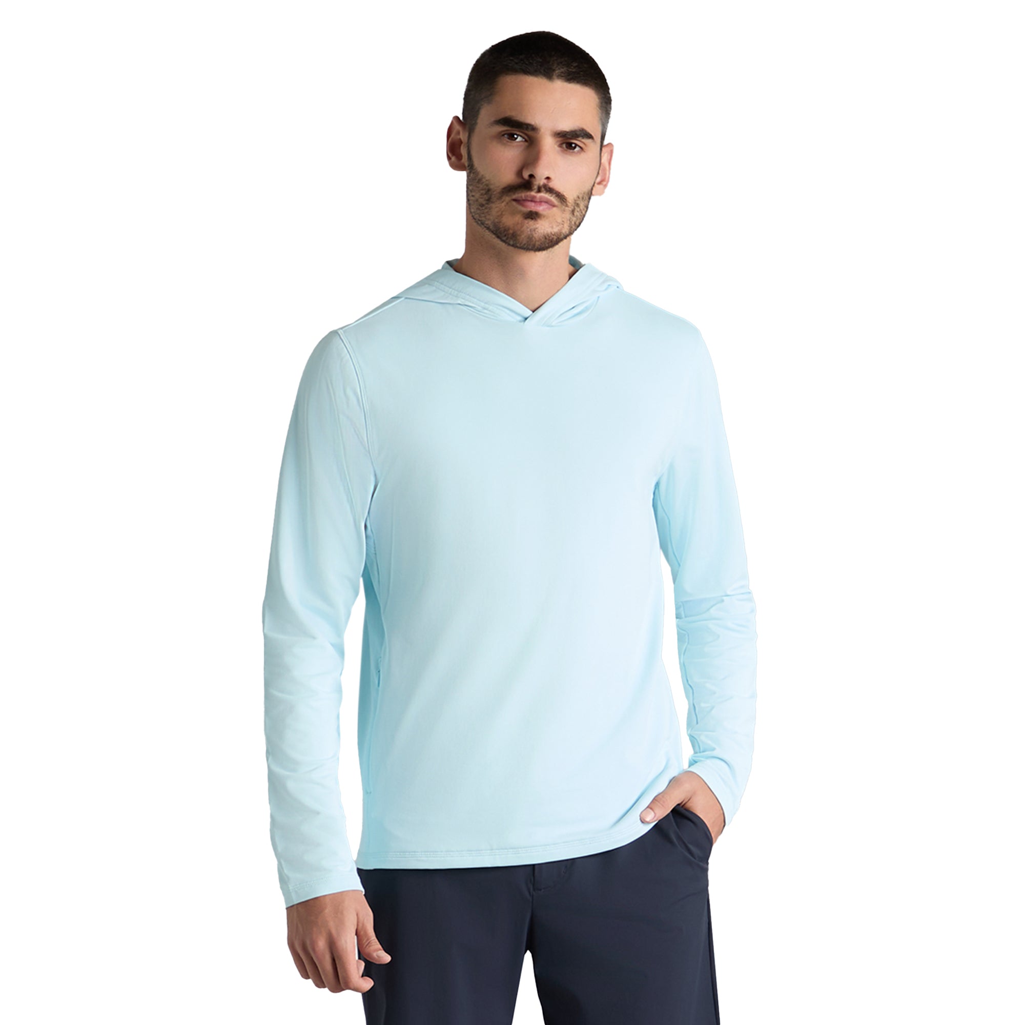 G/FORE Brushed Back Tech Hoodie - Daybreak - GMM000015-DBRK - Function18