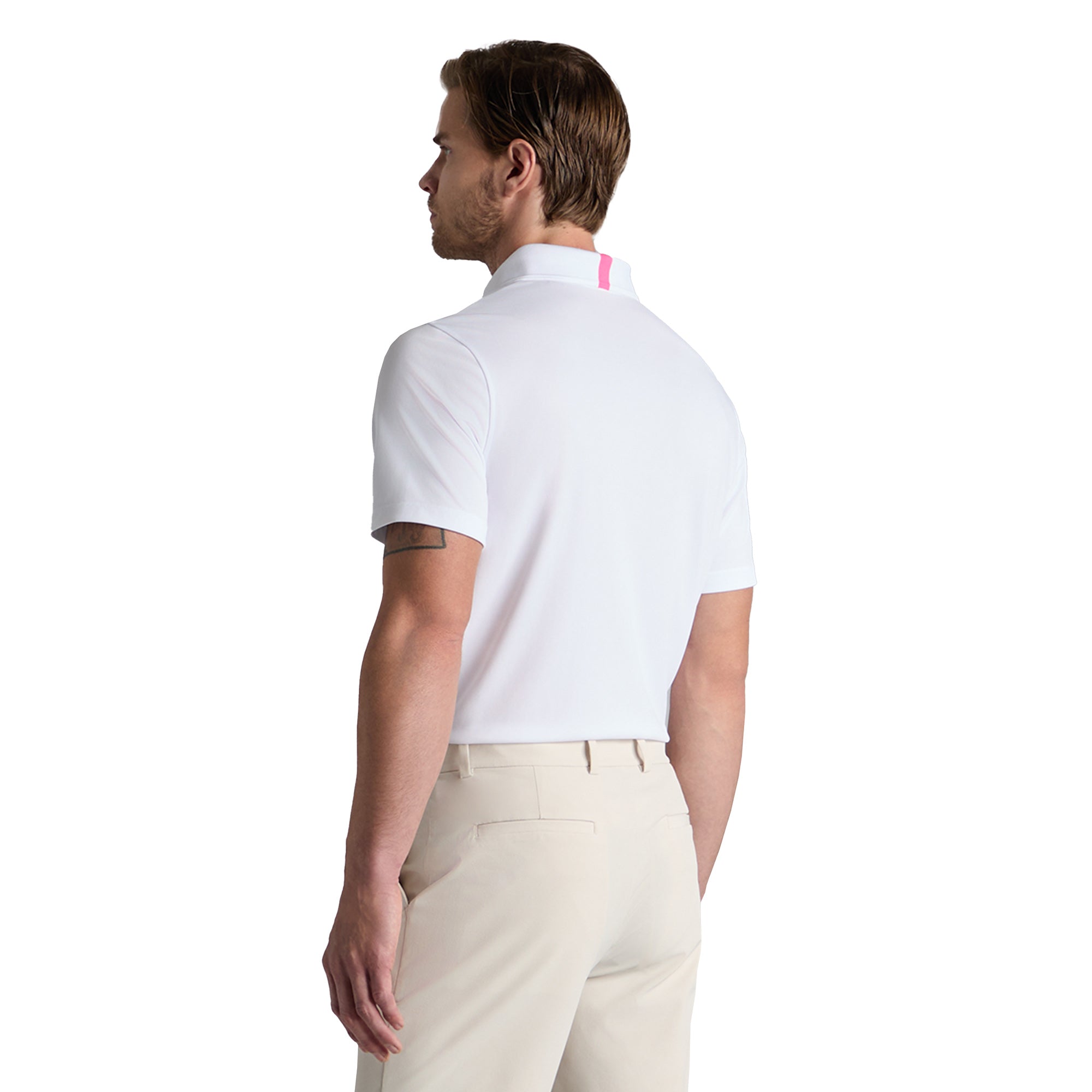 G/FORE Essential 3.0 Tech Pique Polo Shirt Snow