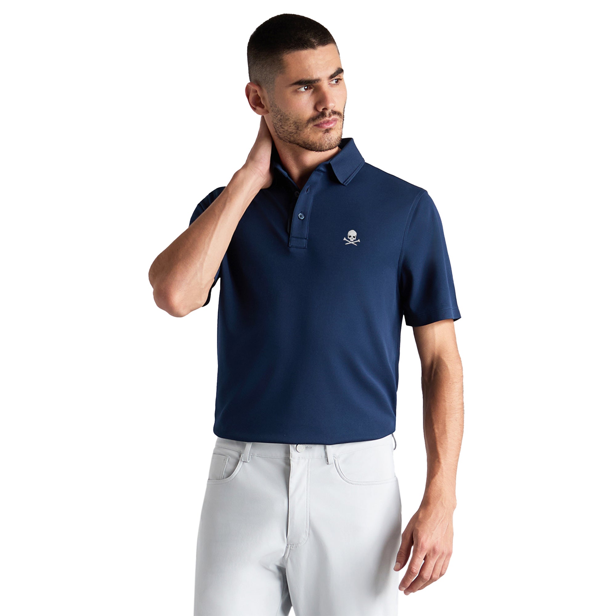 G-FORE Essential 3.0-Tech Pique Polo Shirt Twilight