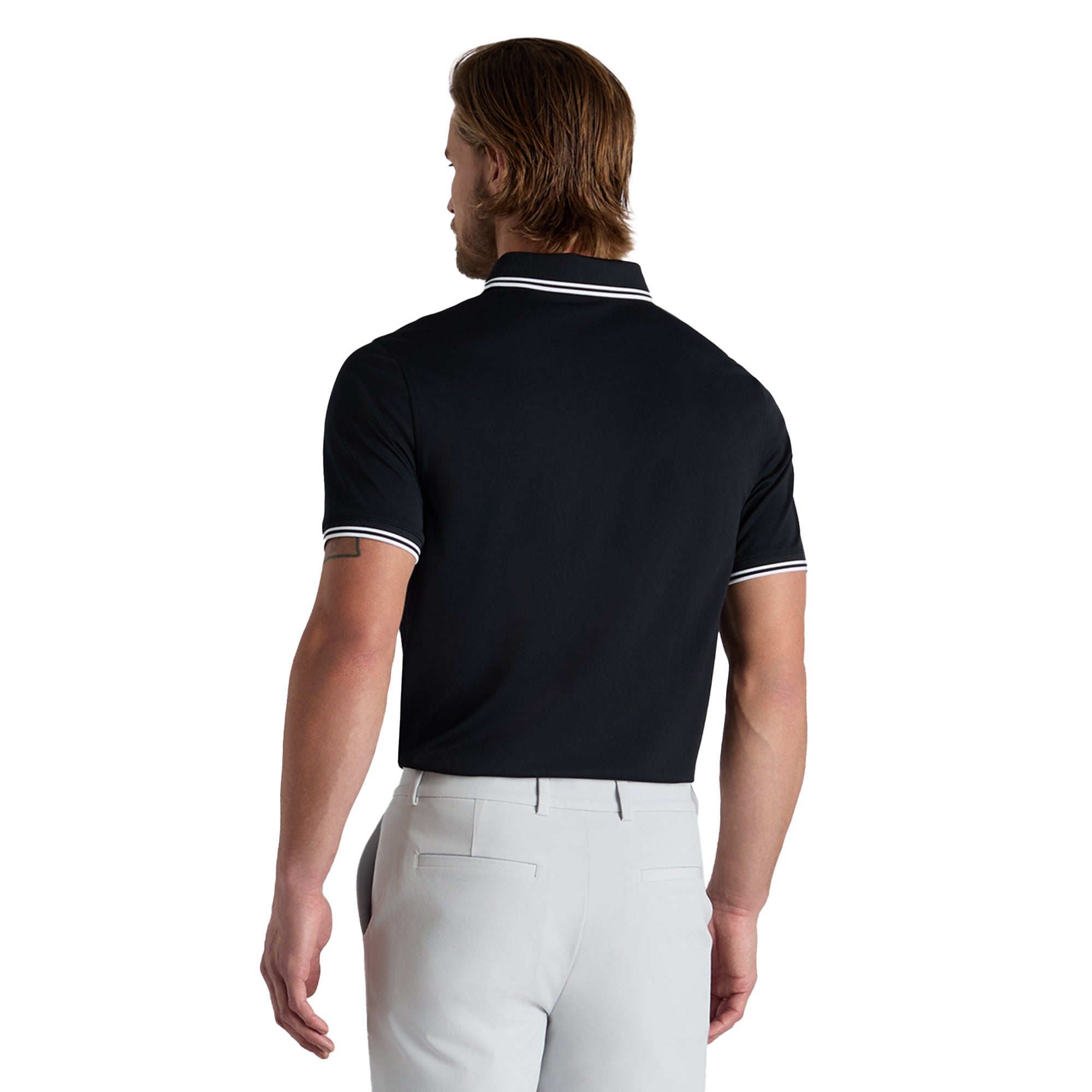 G-FORE Tux Performance Pique Polo Shirt Onyx