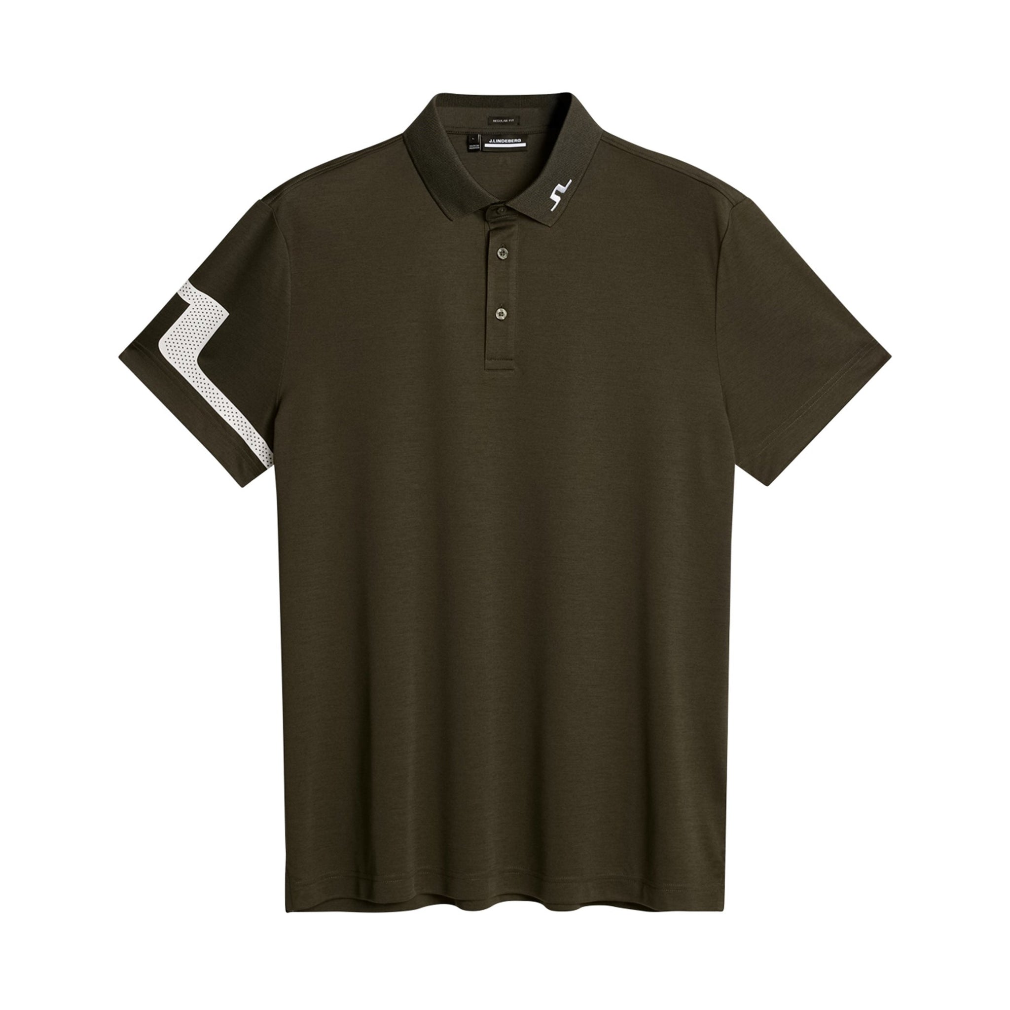 J.Lindeberg Golf Heath Polo Shirt FW24 - Forest Green