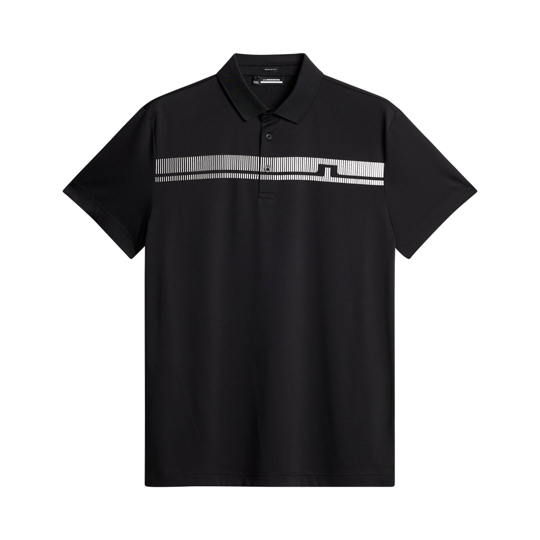 J.Lindeberg Golf Klas Polo Shirt FW24 Black 9999