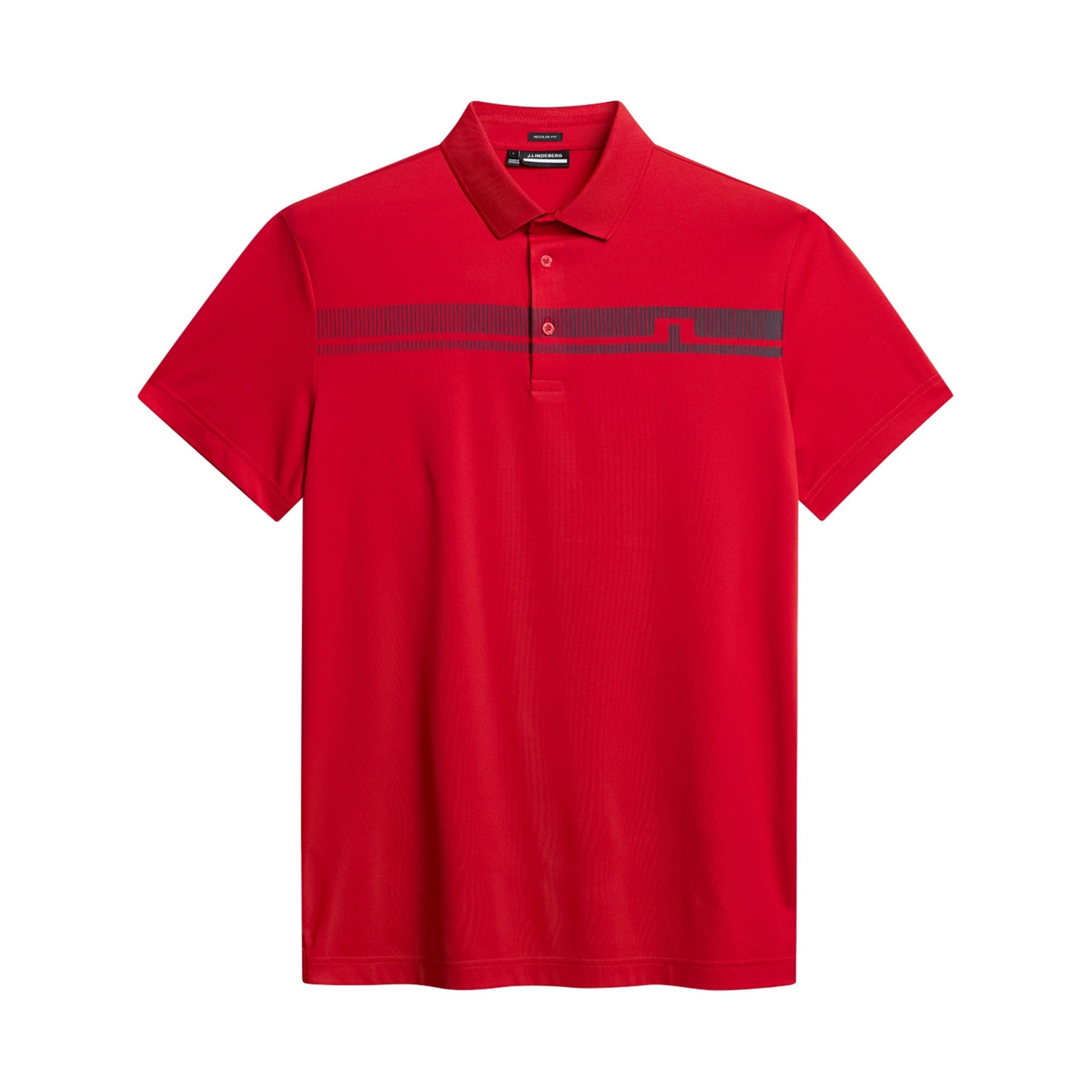 J.Lindeberg Golf Klas Polo Shirt FW24 Barbados Cherry G131