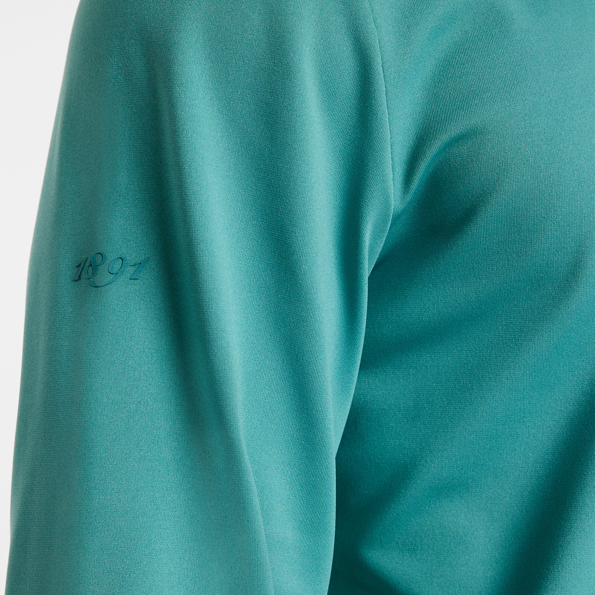 J.Lindeberg Golf x Glenmuir Viktor Long Sleeve Polo Shirt Teal O257