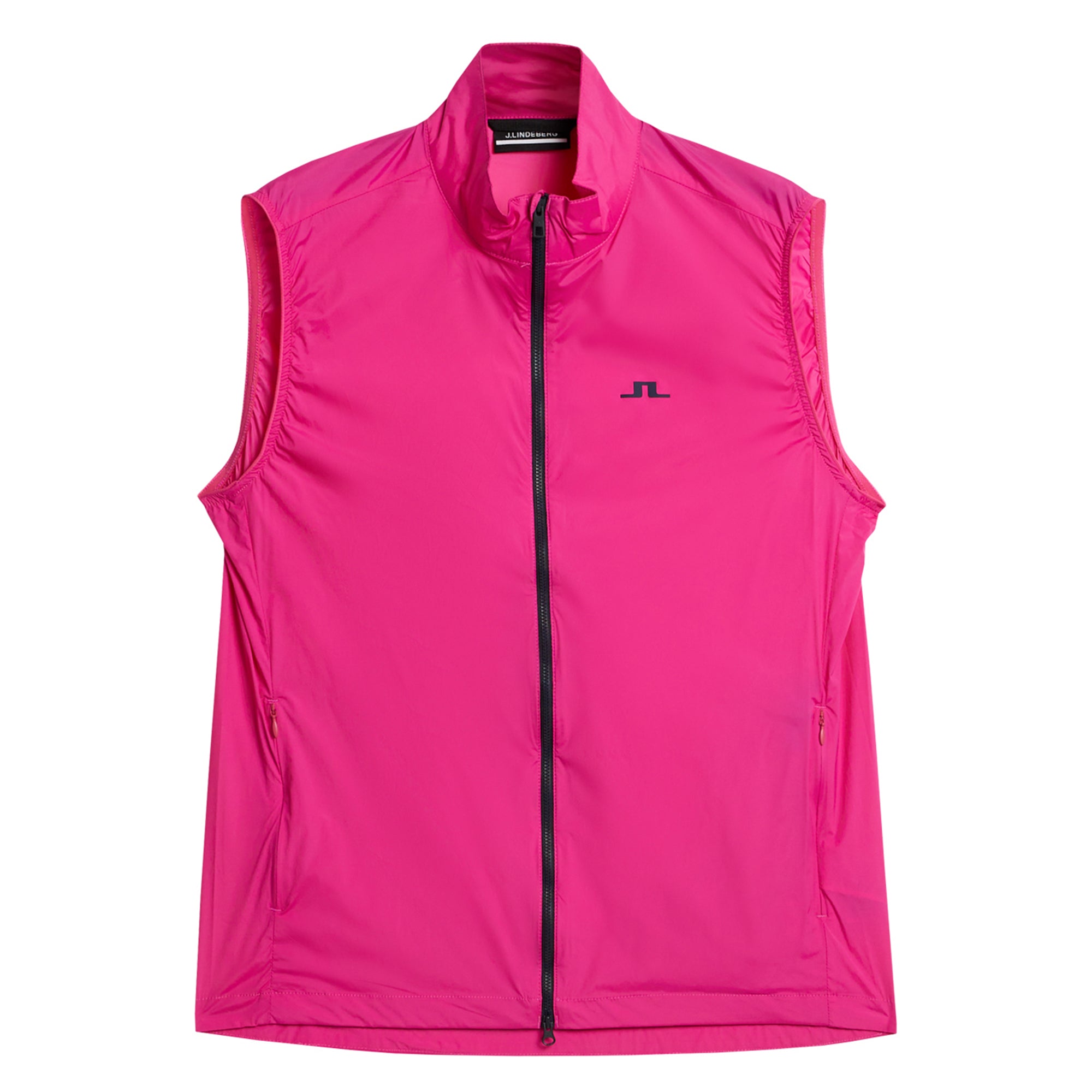 J.Lindeberg Golf Ash Light Packable Vest GMOW09452 Fuchsia Q116
