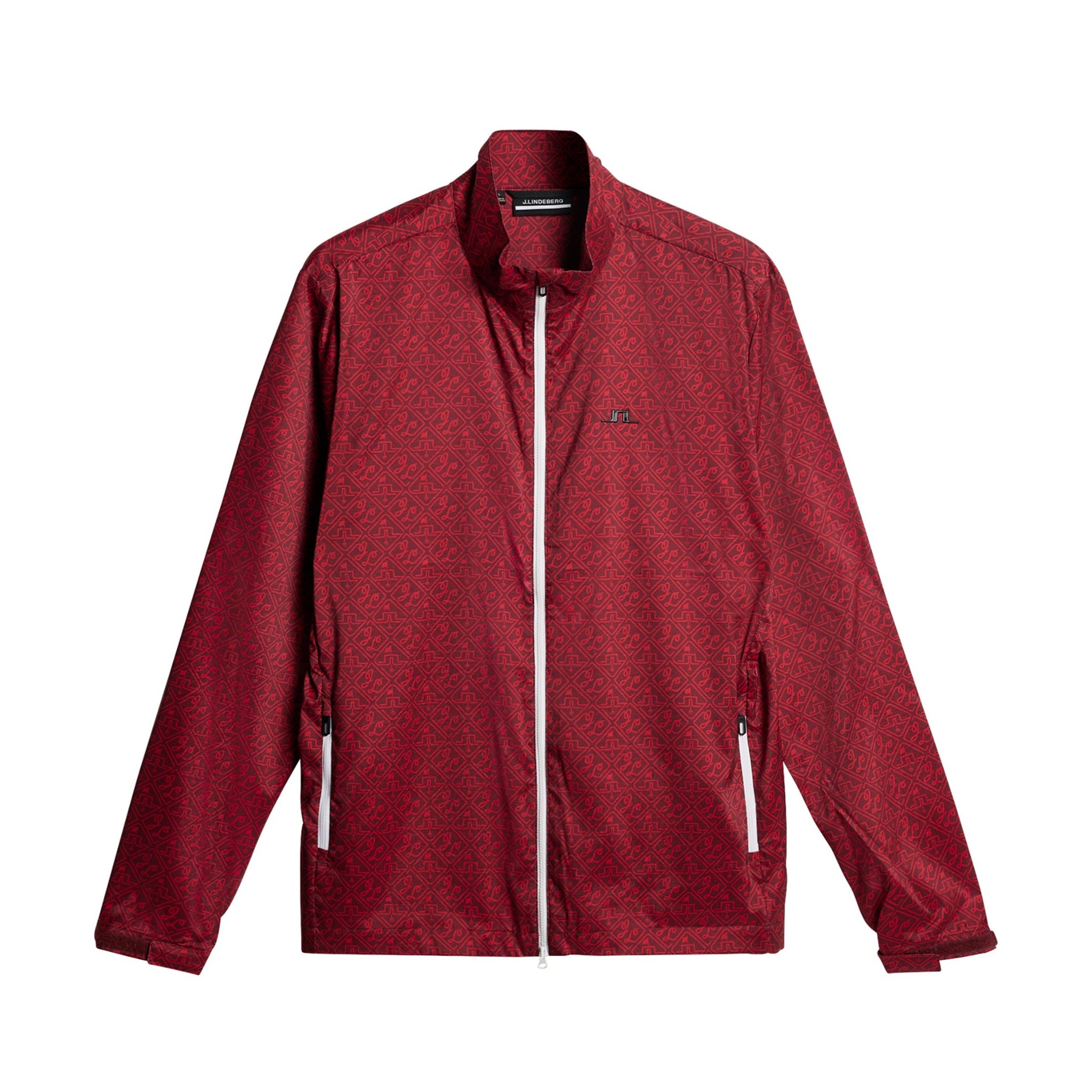 J.Lindeberg Golf Ash Light Print Packable Jacket FW24 House Of JL Red G142