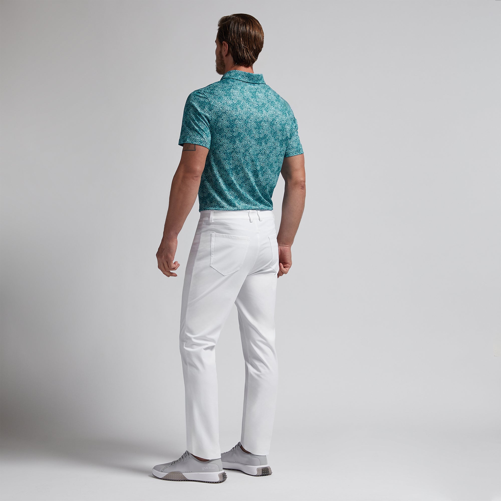 G/FORE Hydrangea Tech Jersey Polo Harbour