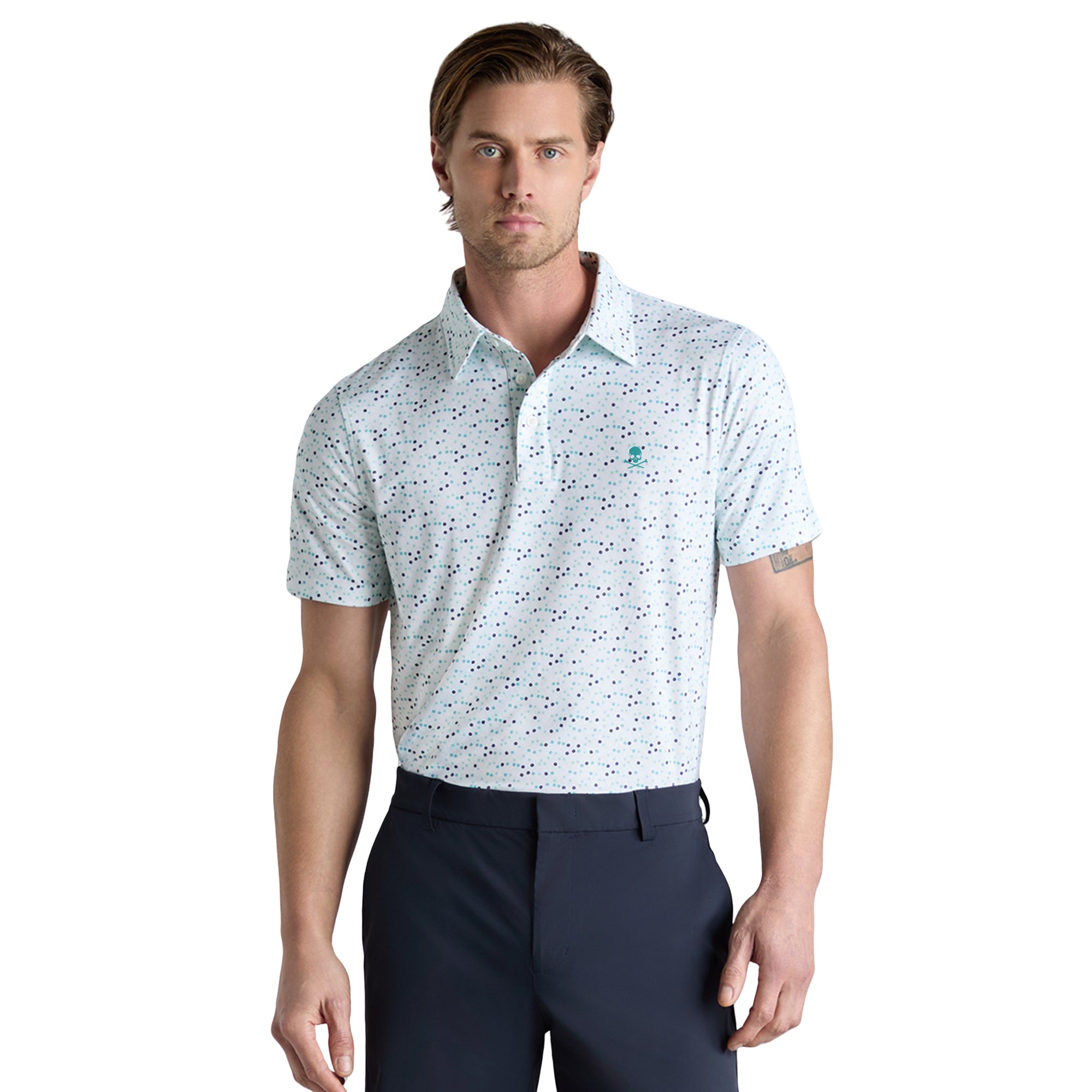 G/FORE Aye Poppy Tech Jersey Polo - Siren - GMP000078-SIREN-LC ...