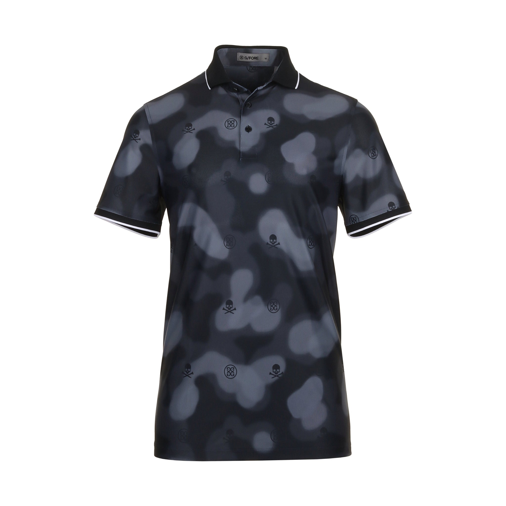 G/FORE Blur Icon Camo Tech Pique Polo - Onyx - GMP000054