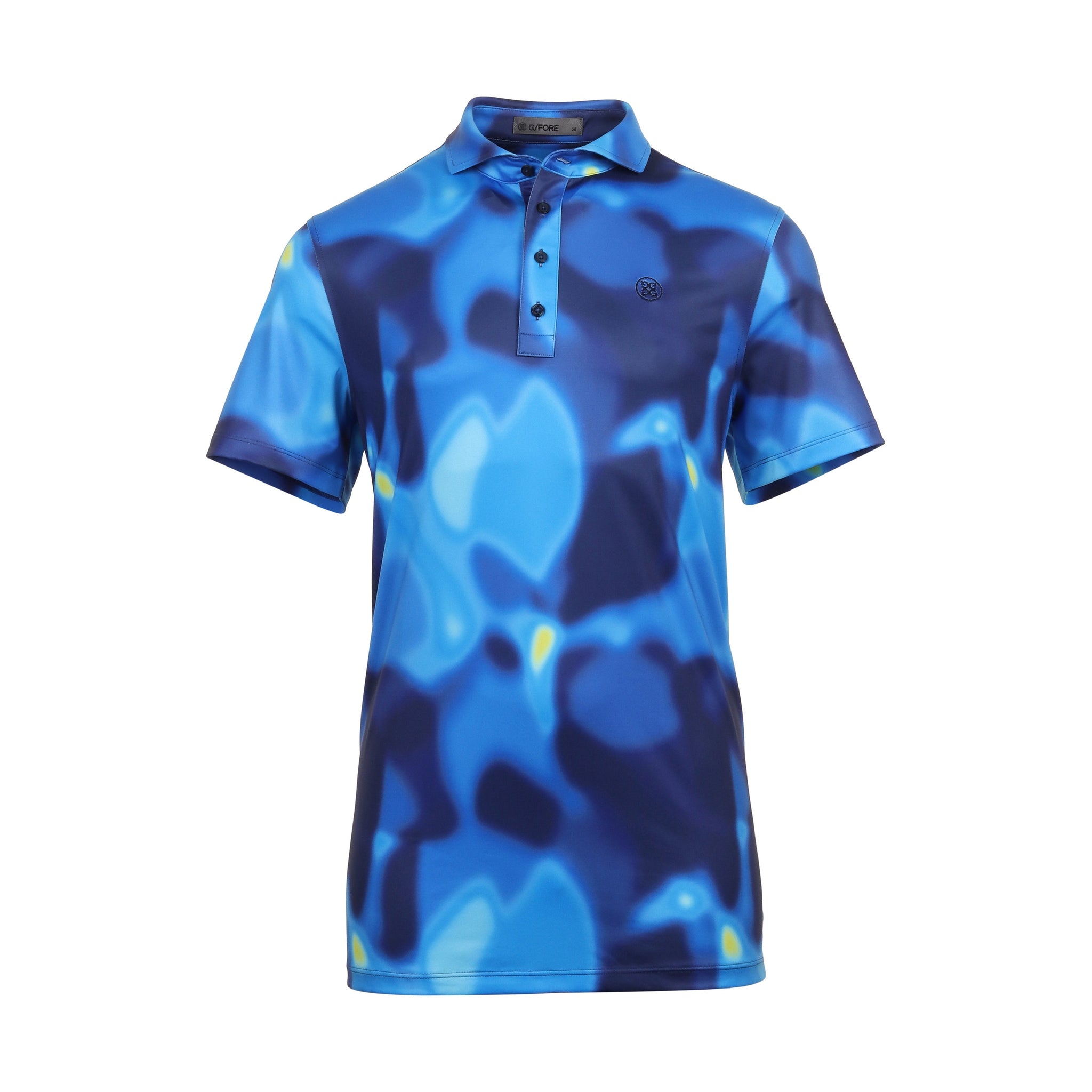 G/FORE Bokeh Blur Tech Jersey Polo Blue Multi/Twilight
