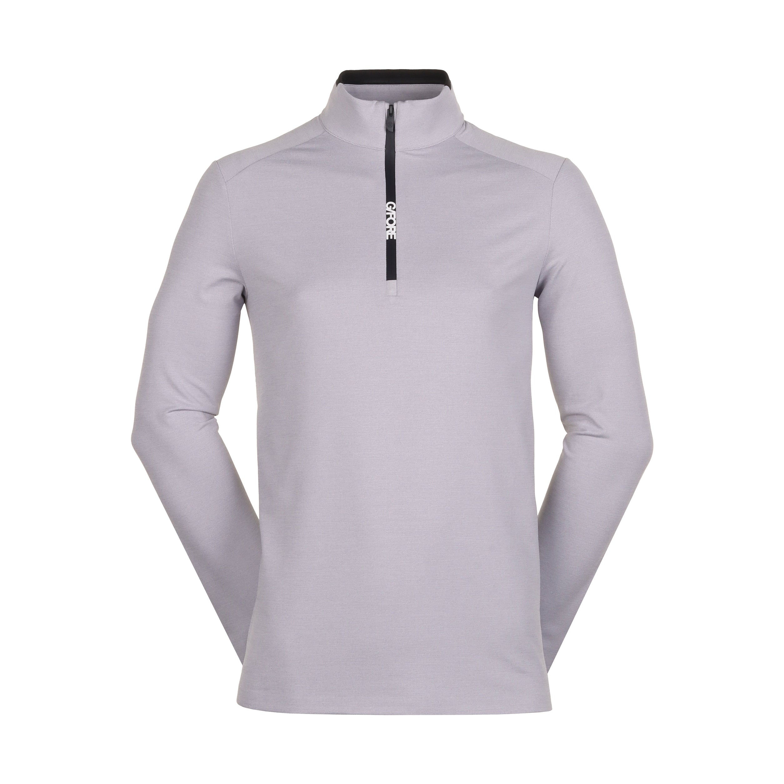 G/FORE Brushed Back Tech 1/4 Zip GMM000001 Light Heather Grey | Function18