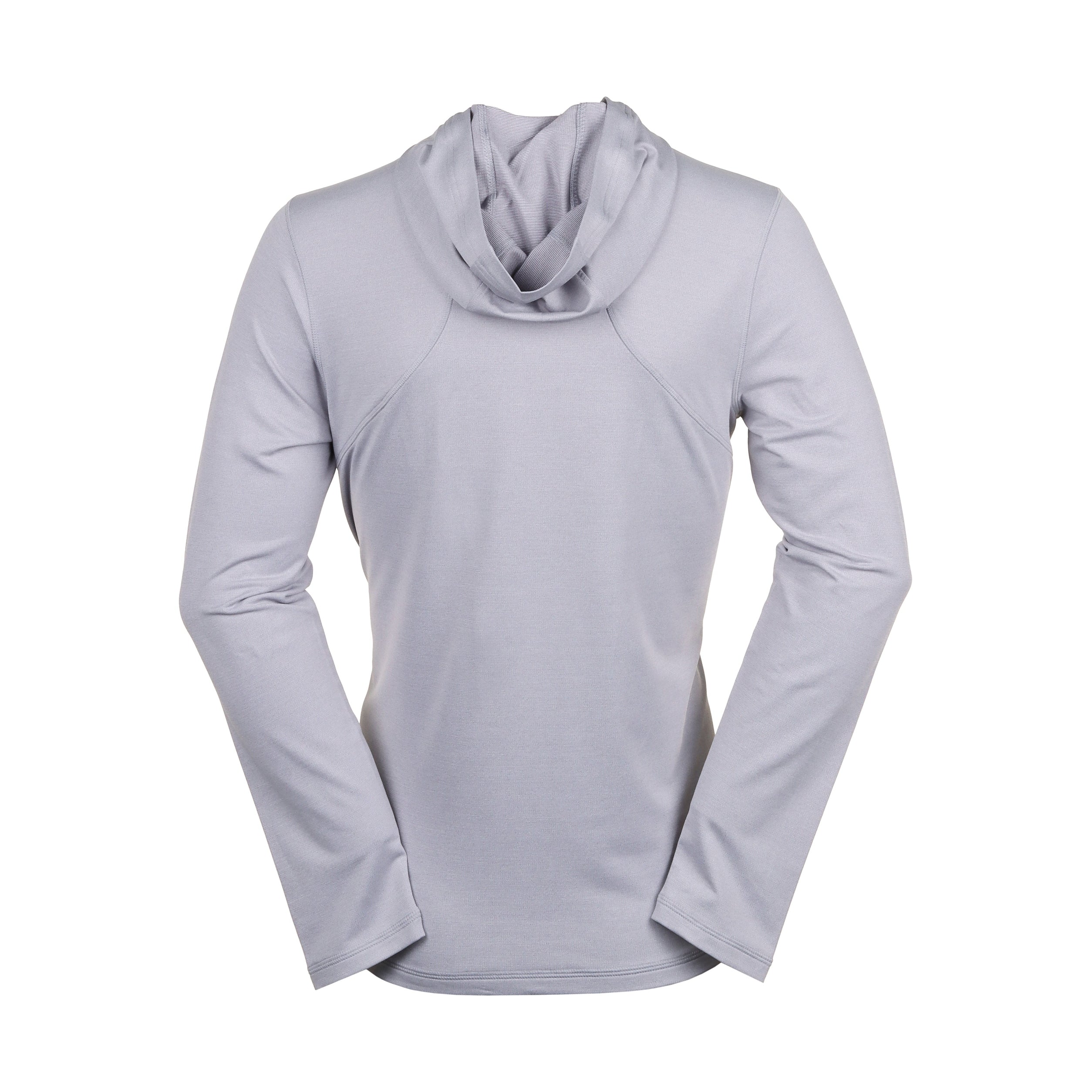 G/FORE Brushed Back Tech Hoodie GMM000015 Light Heather Grey | Function18