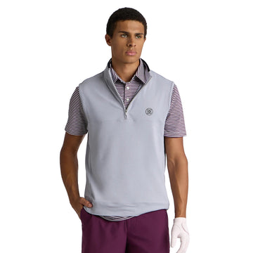 G/FORE Brushed Back Tech Terry 1/4 Zip Golf Vest
