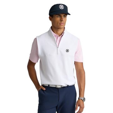 G/FORE Brushed Back Tech Terry 1/4 Zip Golf Vest