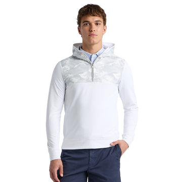 G/FORE Camo Brushed Back 1/4 Zip Hoodie
