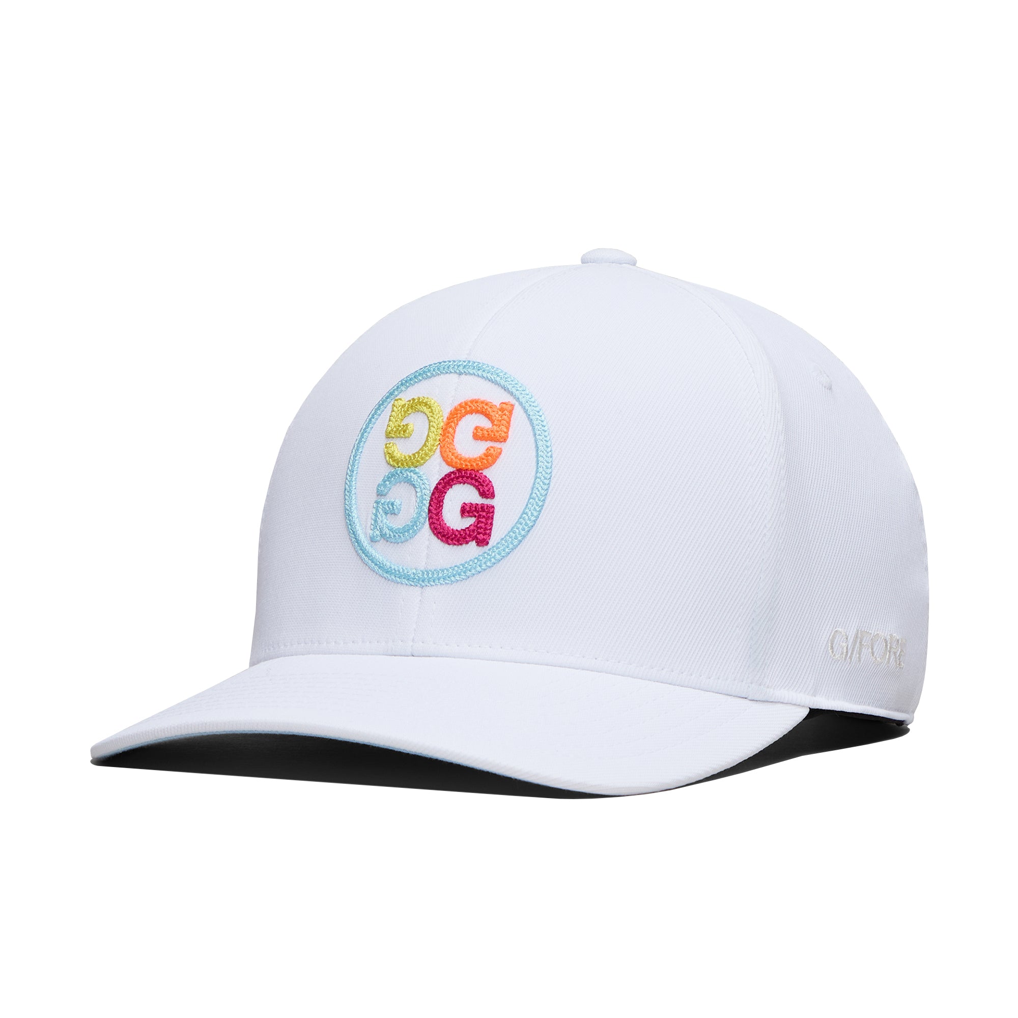 G/FORE Chainstitch Circle G's Snapback Cap - Snow/Multi - GMH000133-SN ...