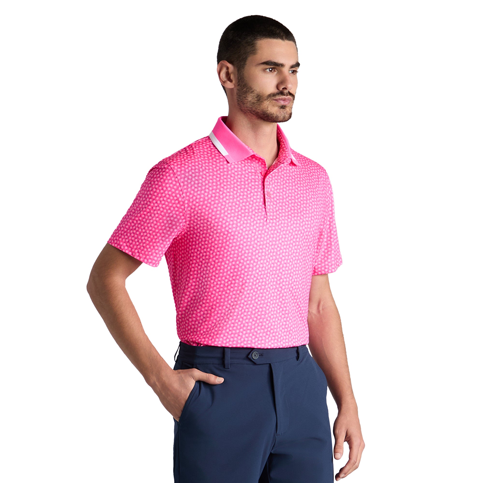 G/FORE Circle G's Tech Jersey Polo - Knockout Pink - GMP000086-KOP ...