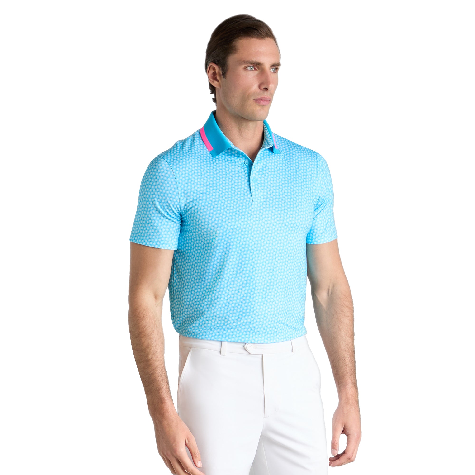 G/FORE Circle G's Tech Jersey Polo Shirt - Breeze - GMP000086-BRZ ...