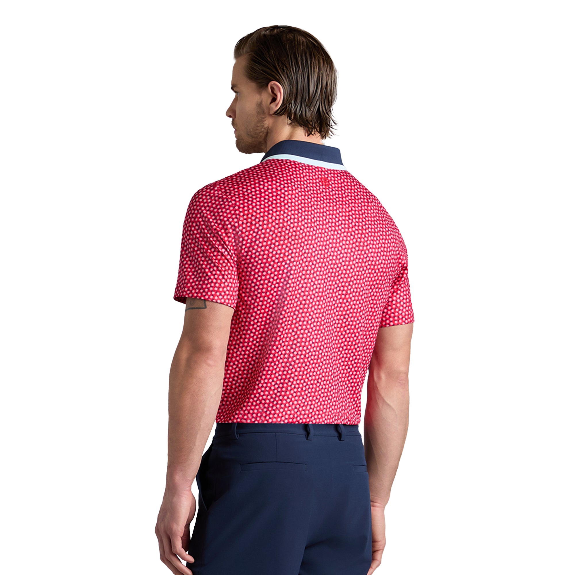 G/FORE Circle G's Tech Jersey Polo Shirt - Lava - GMP000086-LAVA ...