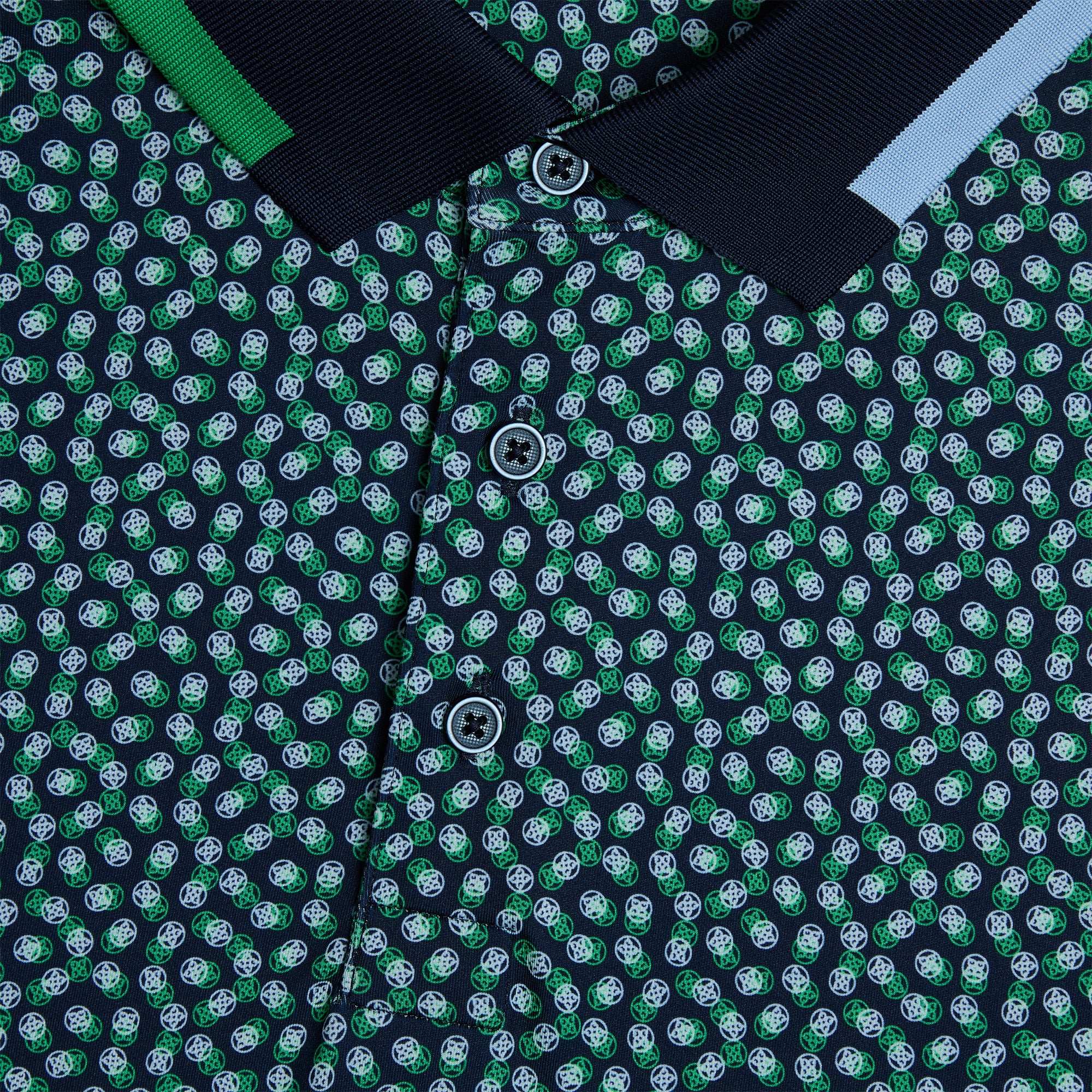 G/FORE Circle G's Tech Jersey Polo Shirt -Twilight/Clover - GMP000086 ...