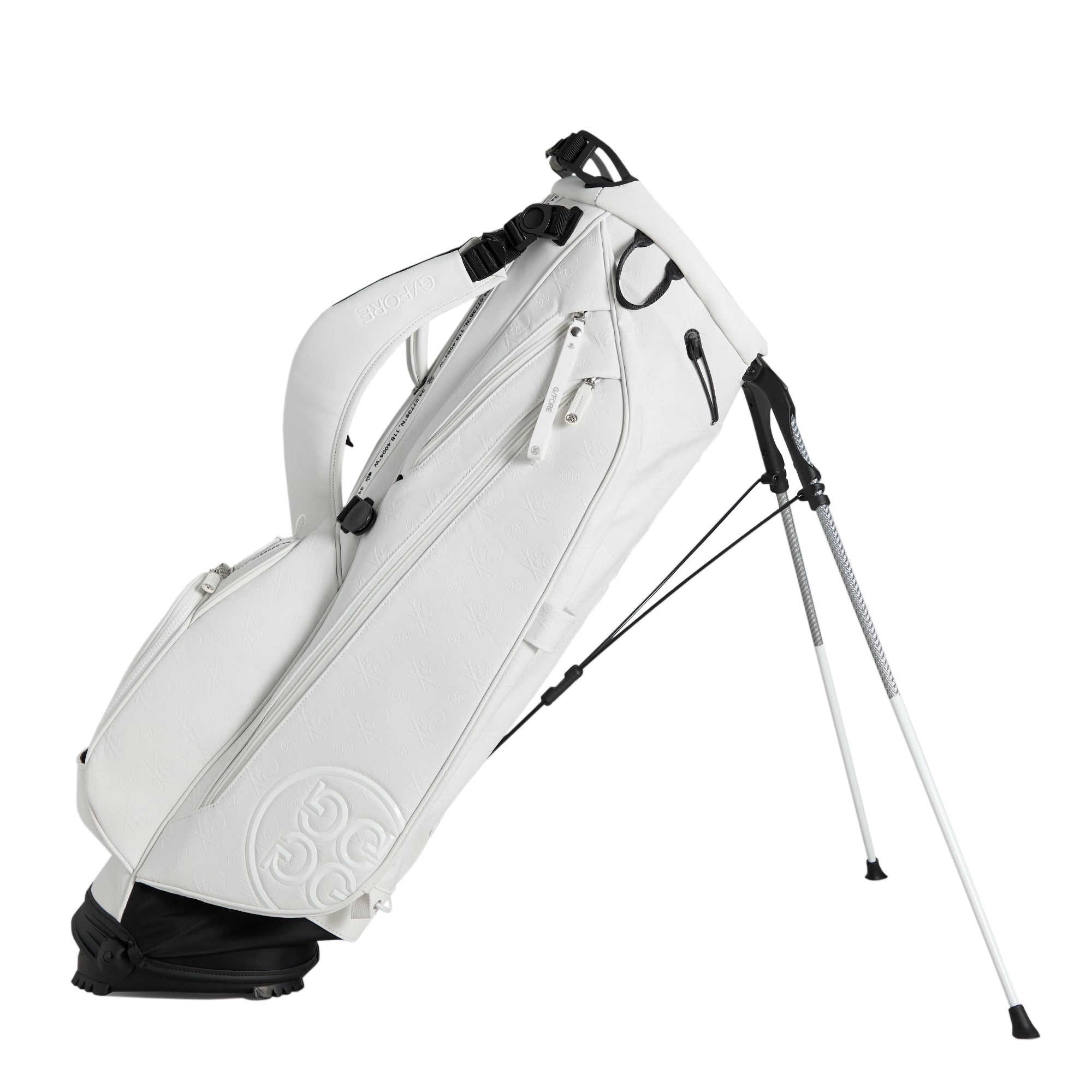 G/FORE Daytona Embossed Skull & Tees Carry Golf Bag - Snow - GUC000035 ...