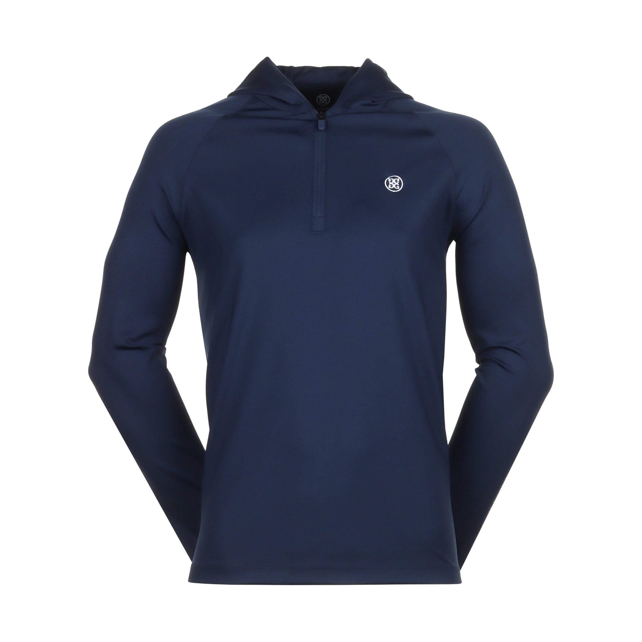 G/FORE Double Knit Brushed 1/4 Zip Hoodie Twilight 