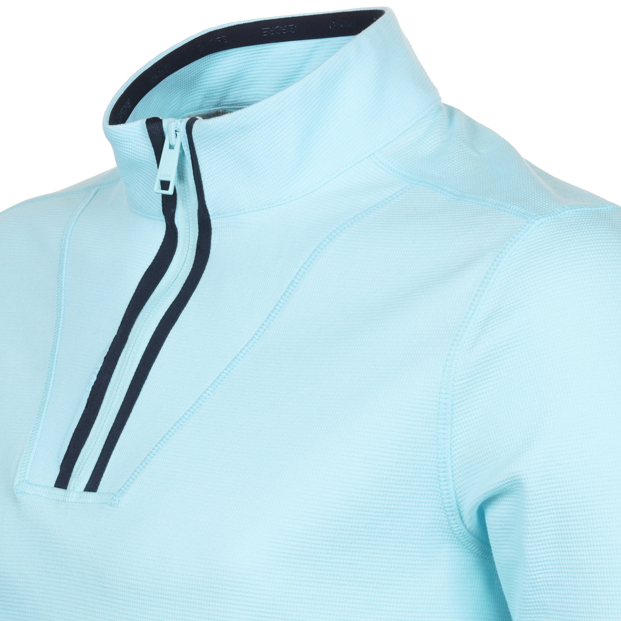 G/FORE Double Knit Waffle Stitch 1/4 Zip Powder