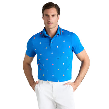 G/FORE Embroidered Tech Jersey Polo Shirt