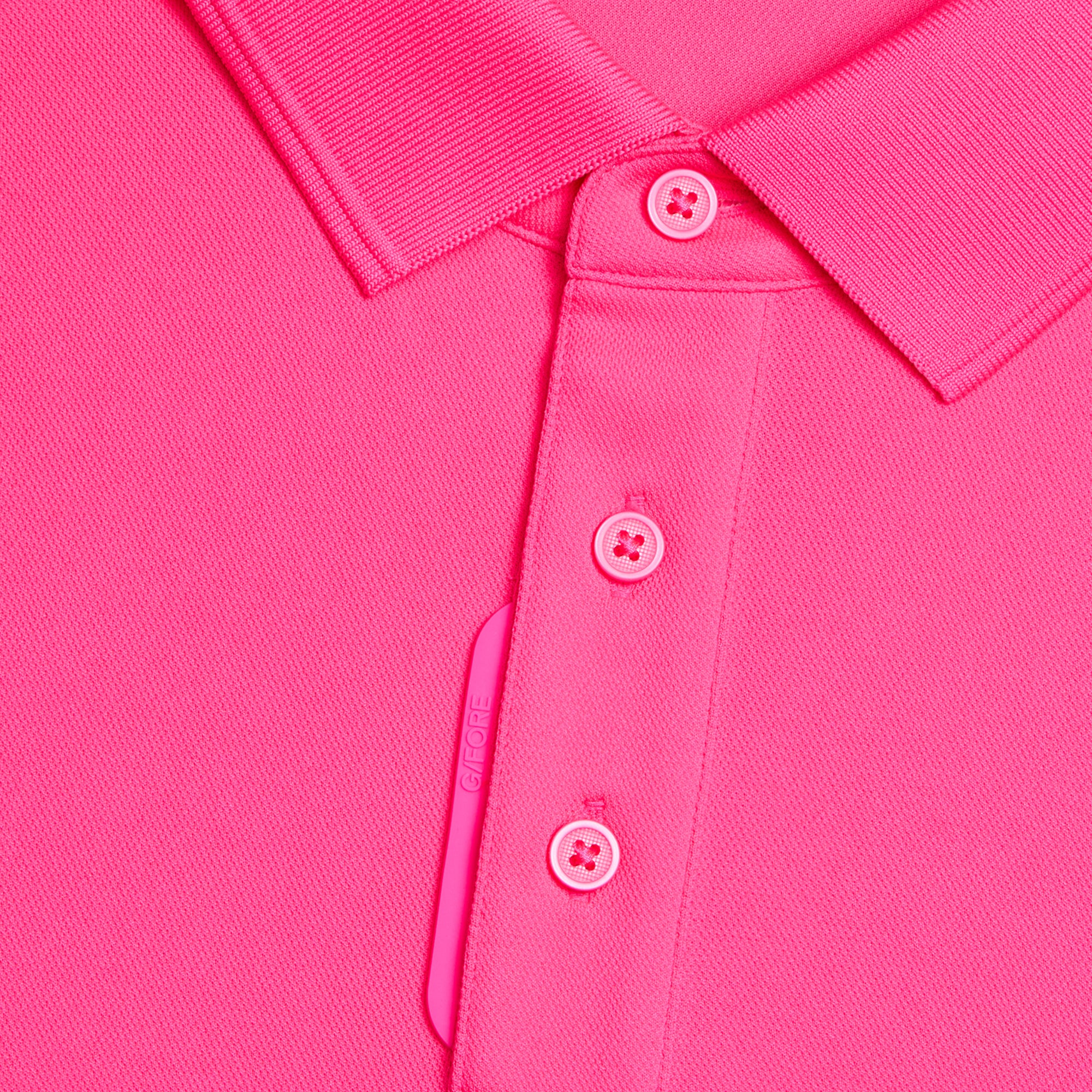 G/FORE Essential 3.0 Tech Pique Polo Shirt - Knockout Pink - GMP000090 ...