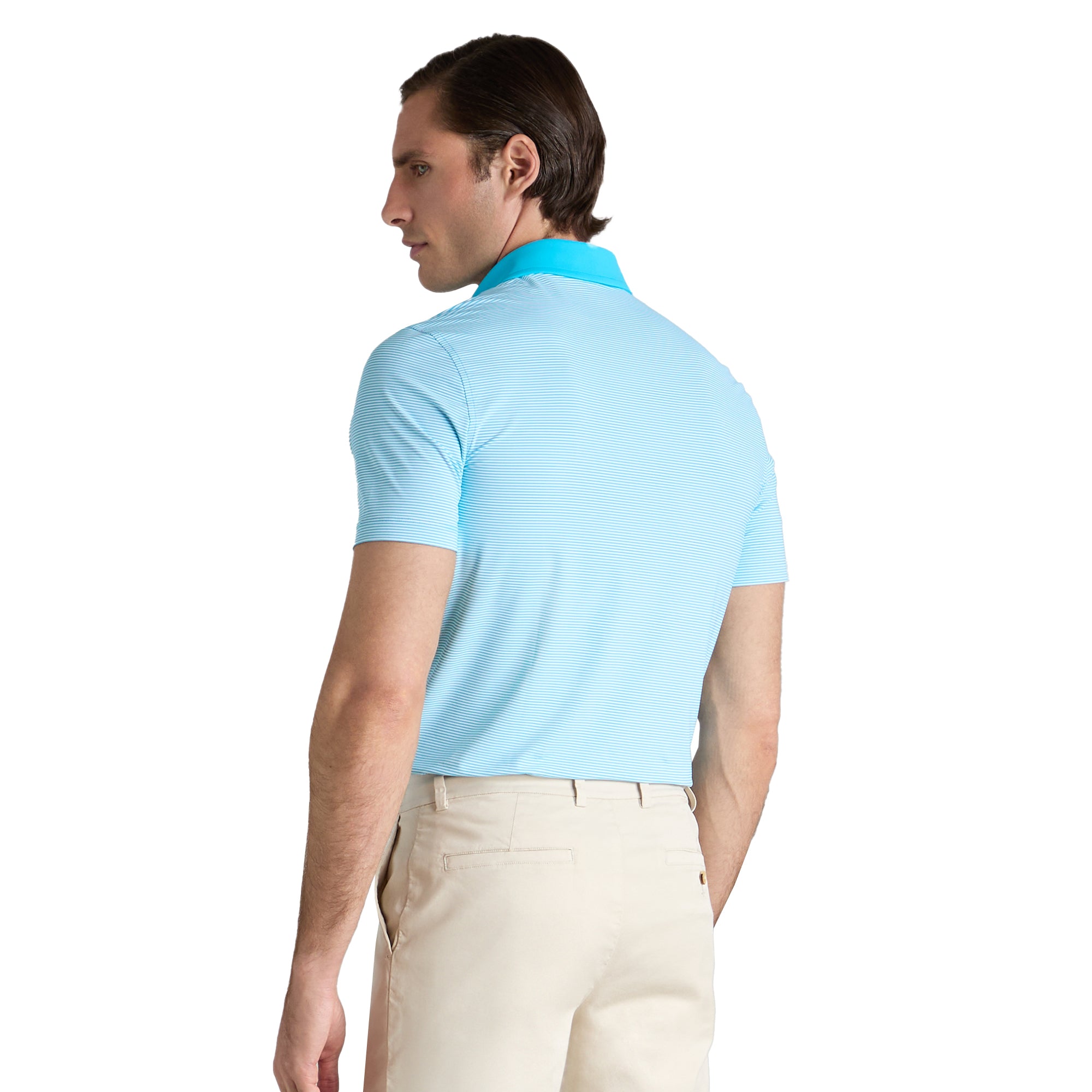G/FORE Feeder Stripe Fine Tech Jersey Polo Shirt - Venetian - GMP000082 ...