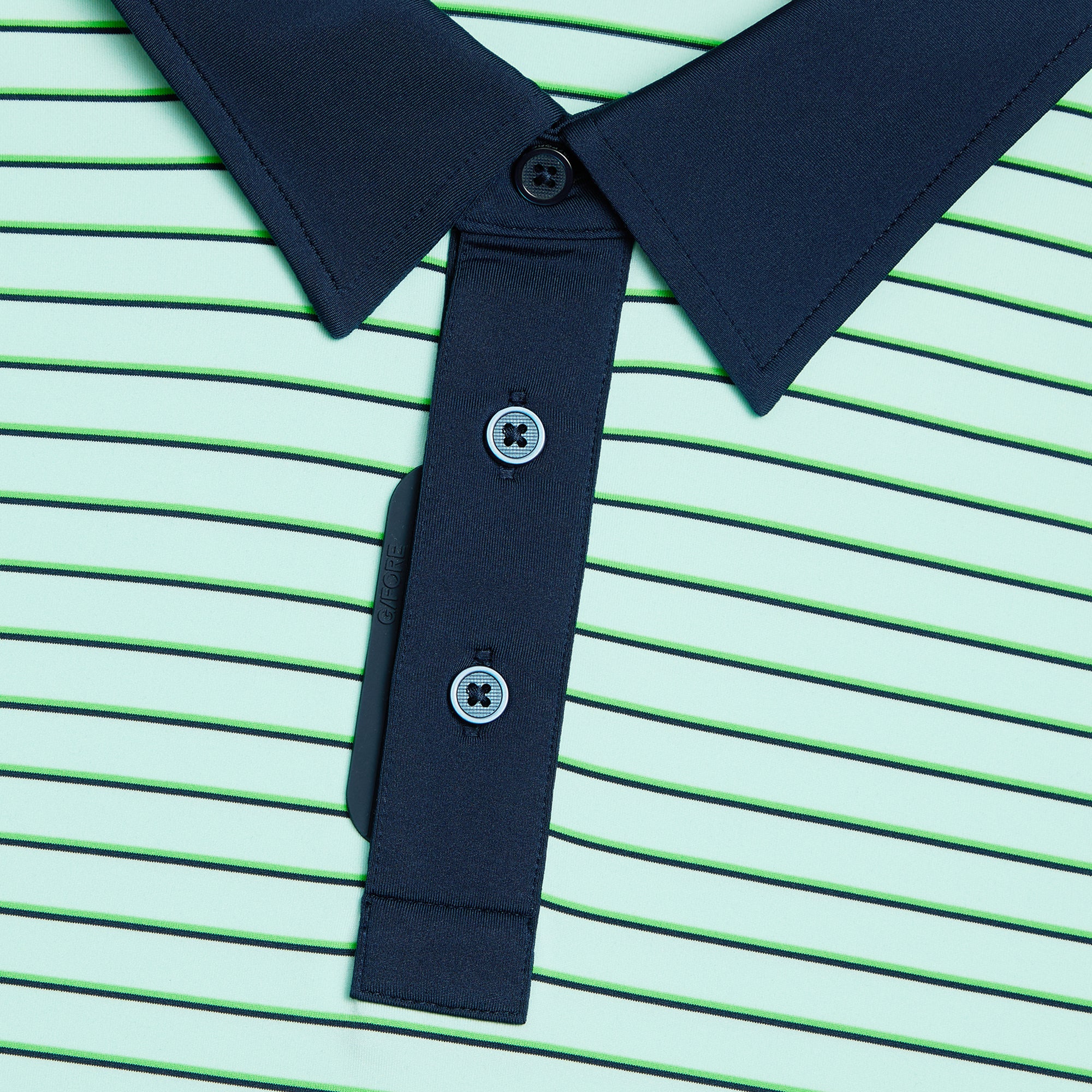 G/FORE Feeder Stripe Tech Jersey Polo Shirt