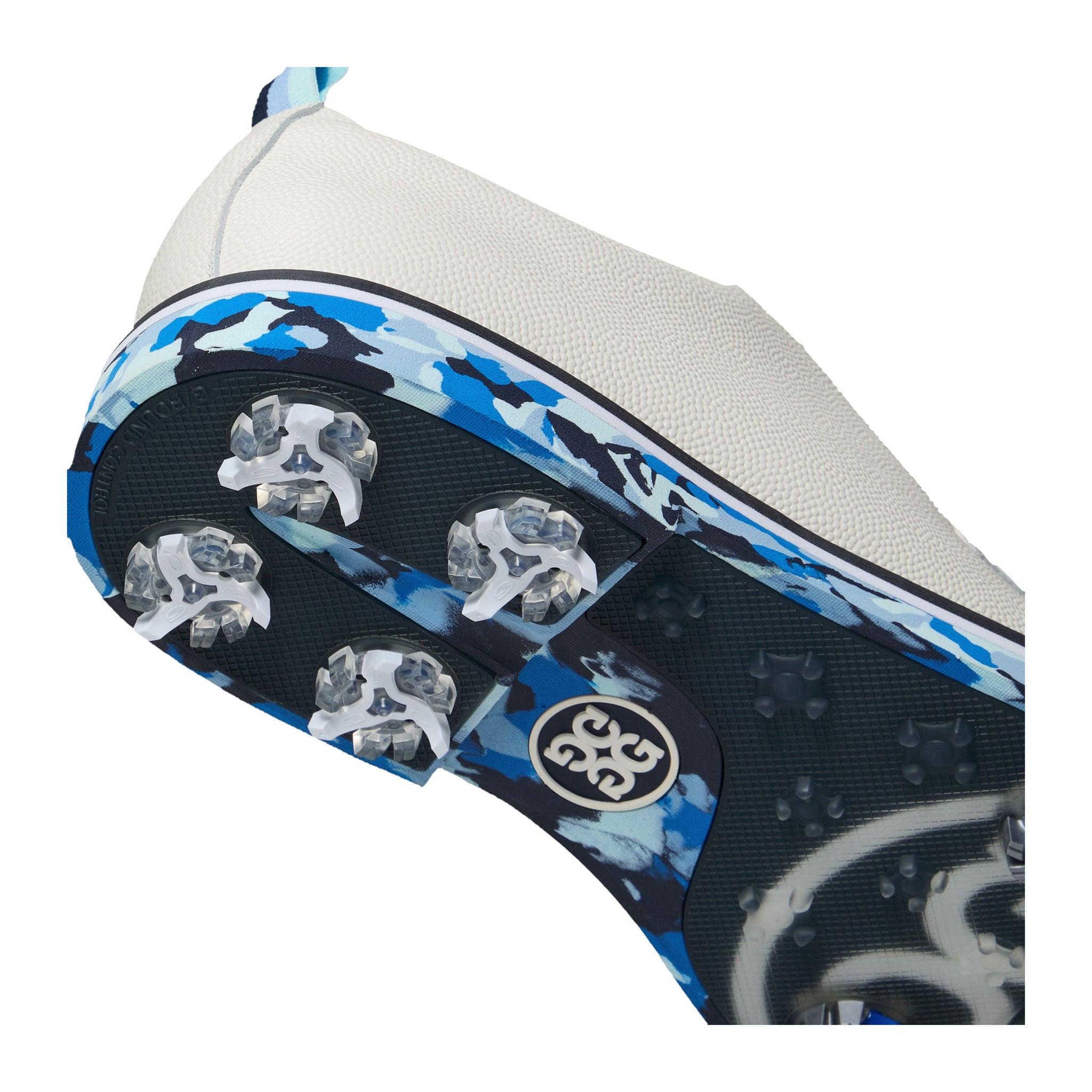 Chaussures De Golf G/Fore Gallivanter – Camo Knit Tuxedo – Snow – Pointure 8