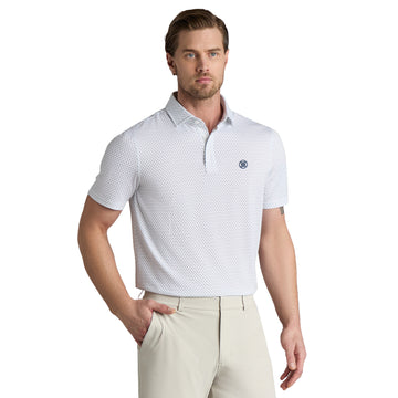G/FORE Geo All Play Stretch Knit Polo Shirt