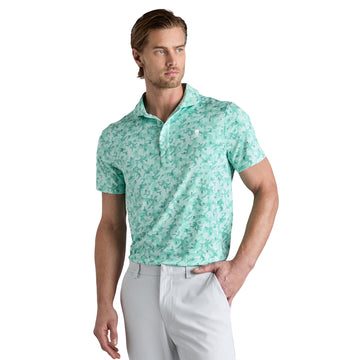 G/FORE Mapped Icon Camo Tech Jersey Polo Shirt