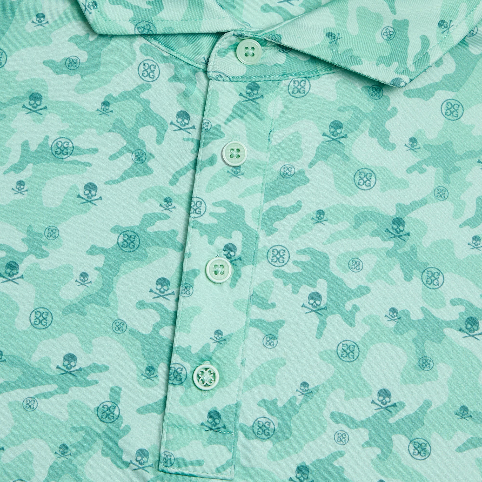 G/FORE Mapped Icon Camo Tech Jersey Polo Shirt