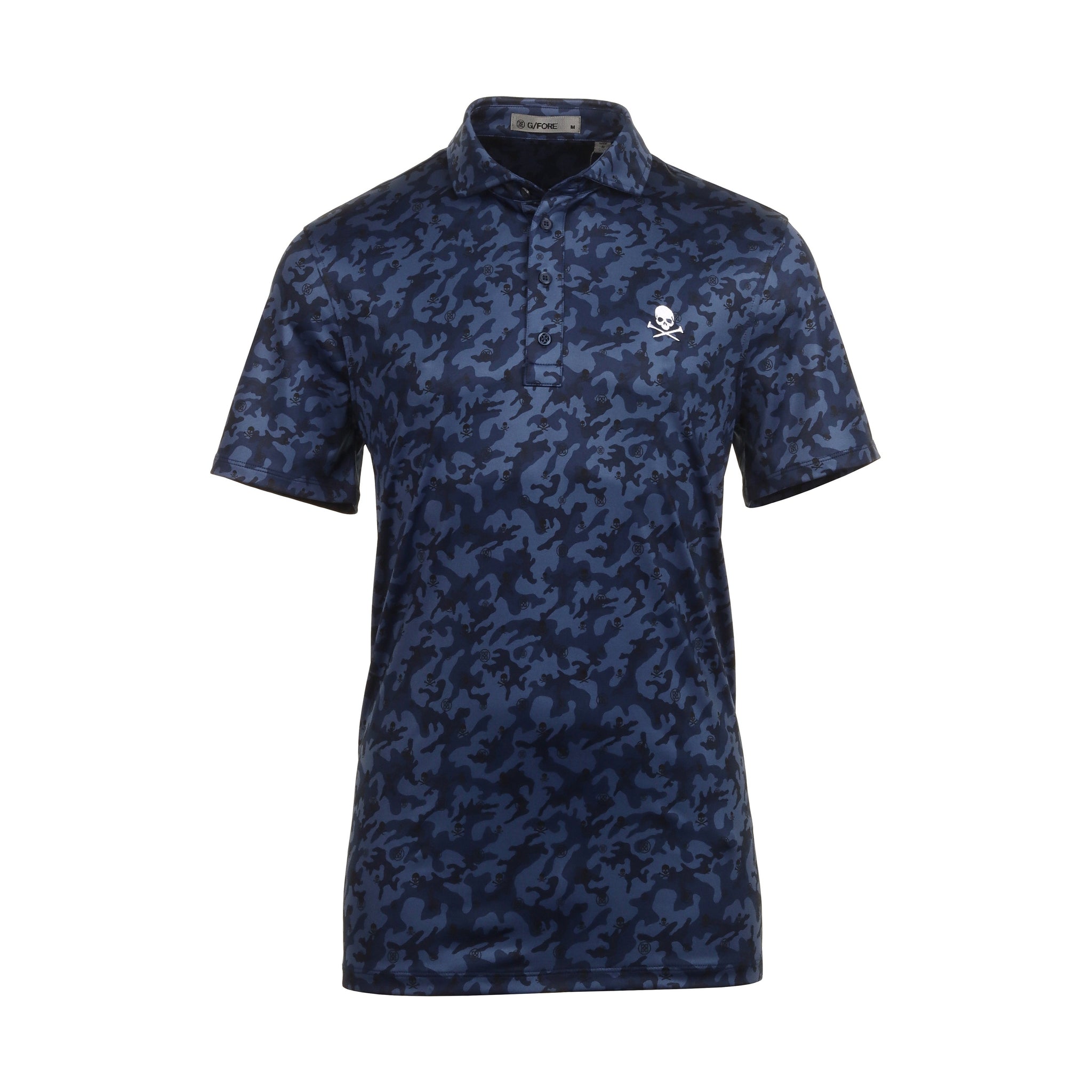 G/FORE Mapped Icon Camo Tech Jersey Polo Twilight/Snow