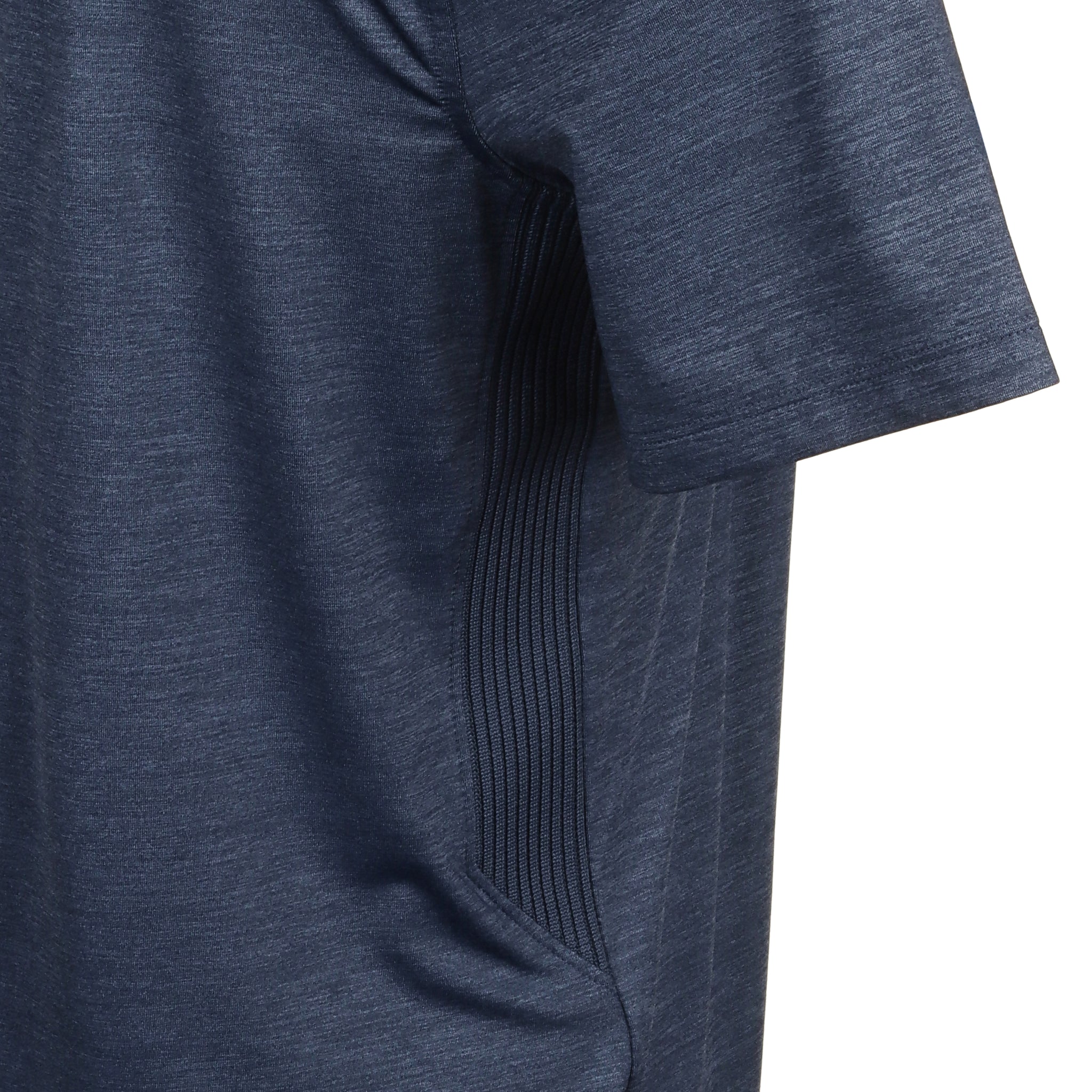 G/FORE Melange Ice Nylon Polo Heather Twilight/White