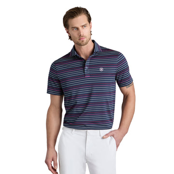 G/FORE Multi Stripe Tech Pique Polo Shirt