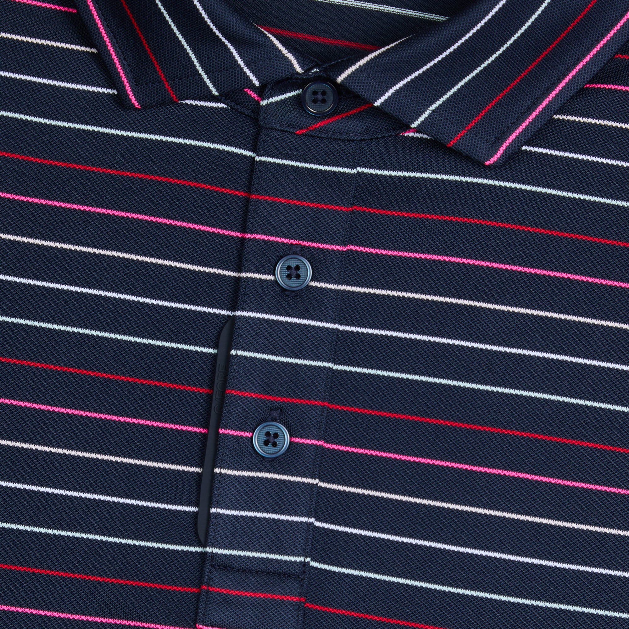 G/FORE Multi Stripe Tech Pique Polo Shirt