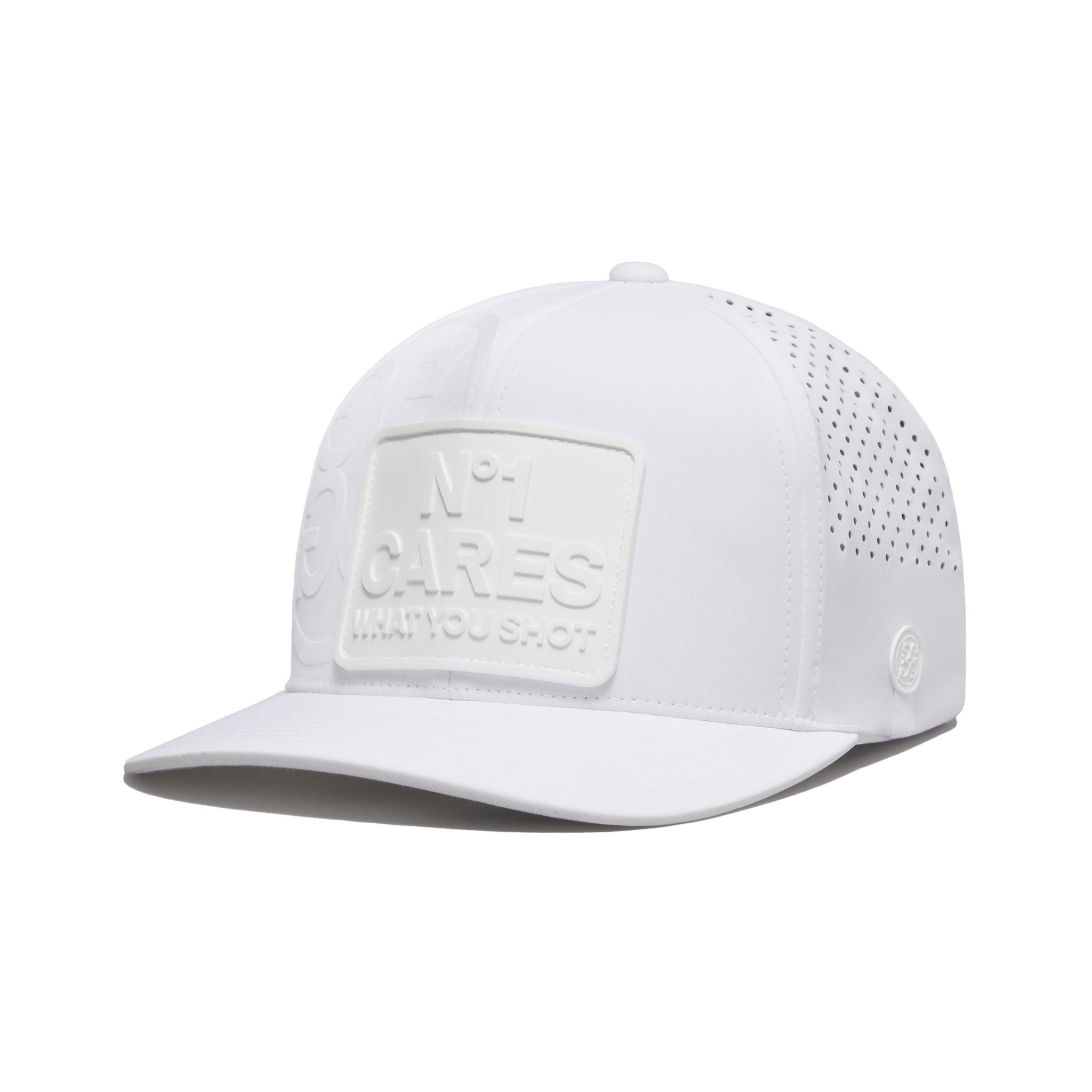 G/FORE No1 Cares Perforated Snapback Cap - Snow - GMH000105-SNO ...