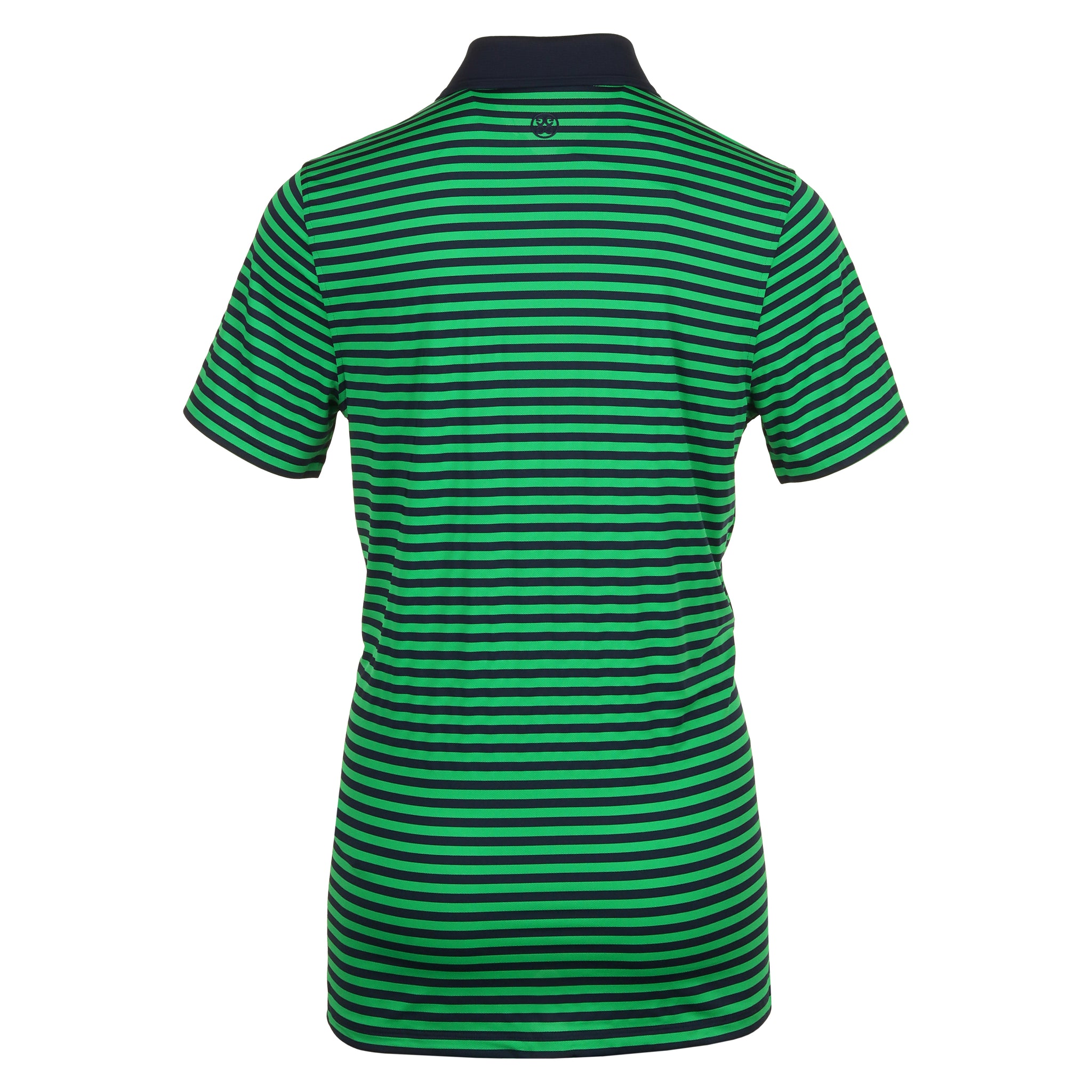G/FORE Perforated Stripe Tech Jersey Polo Clover