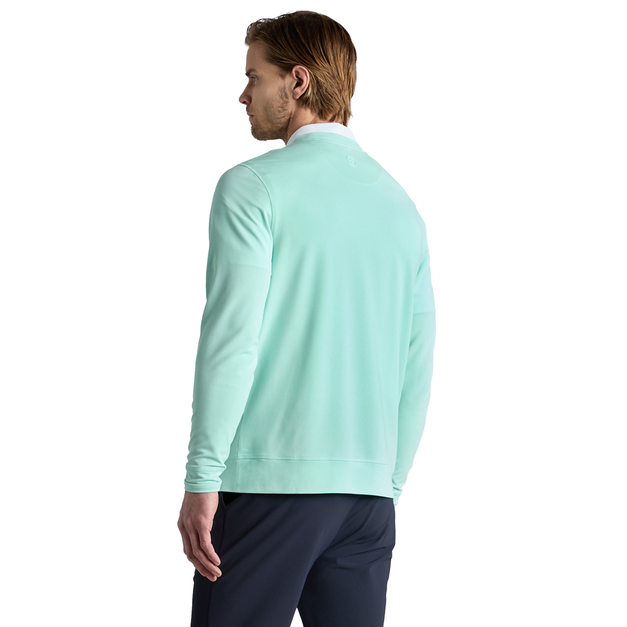 G/FORE Performance Pique Crew Neck Sweatshirt