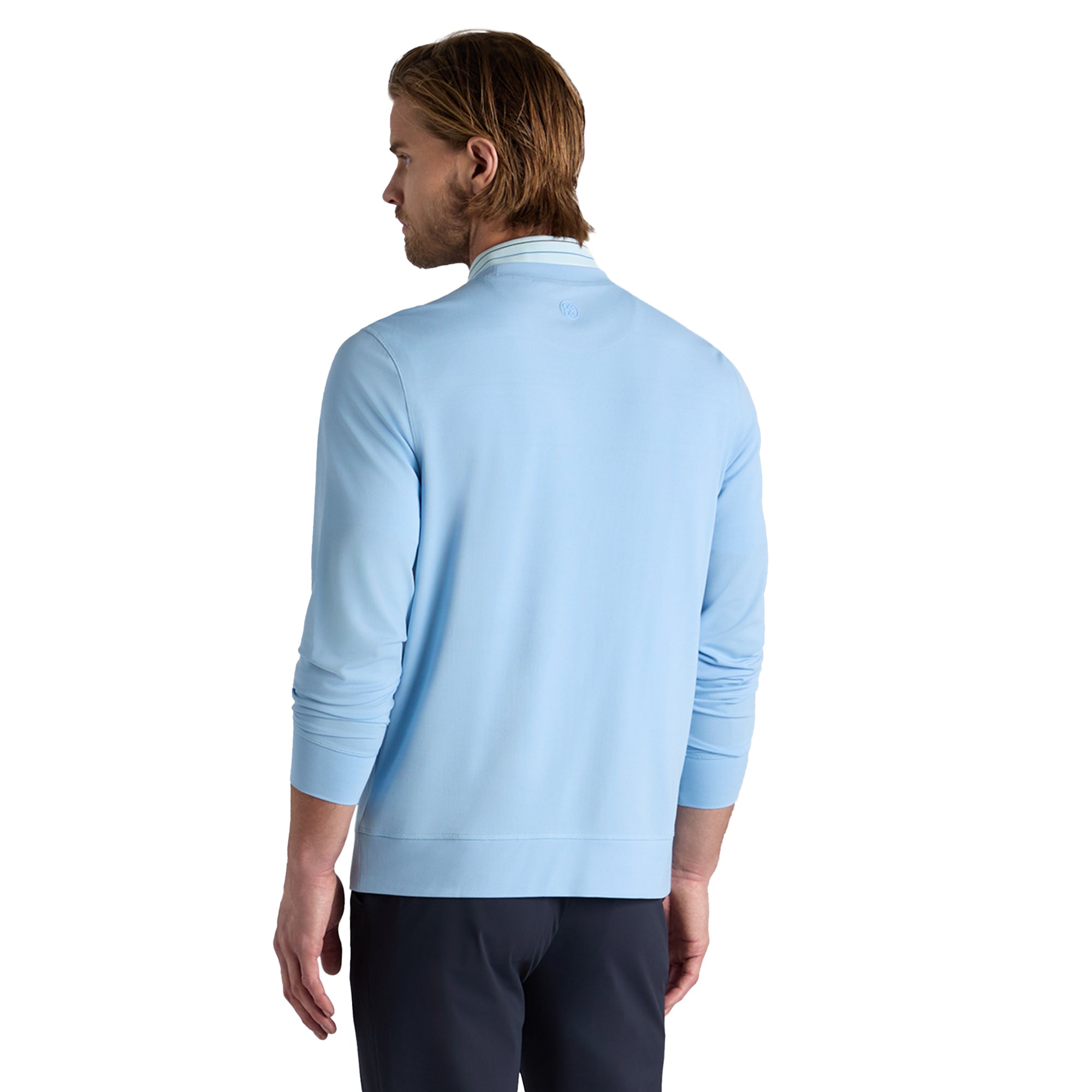 G/FORE Performance Pique Crew Neck Sweatshirt - Baja - GMM000020-BAJA ...
