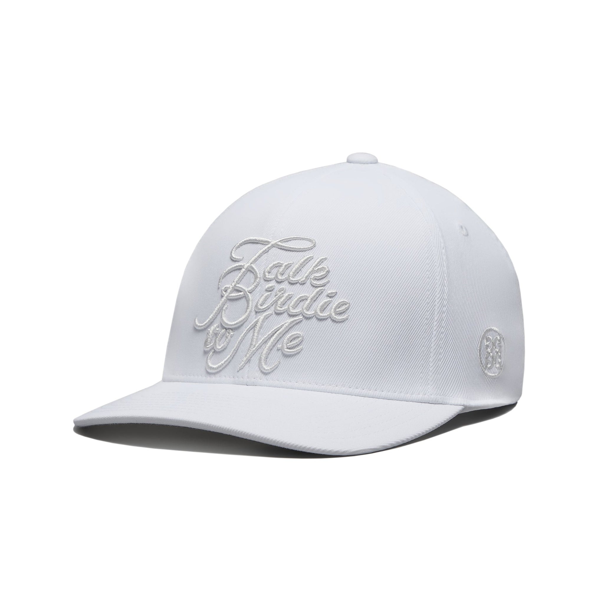 G/FORE Talk Birdie To Me Snapback Cap Snow